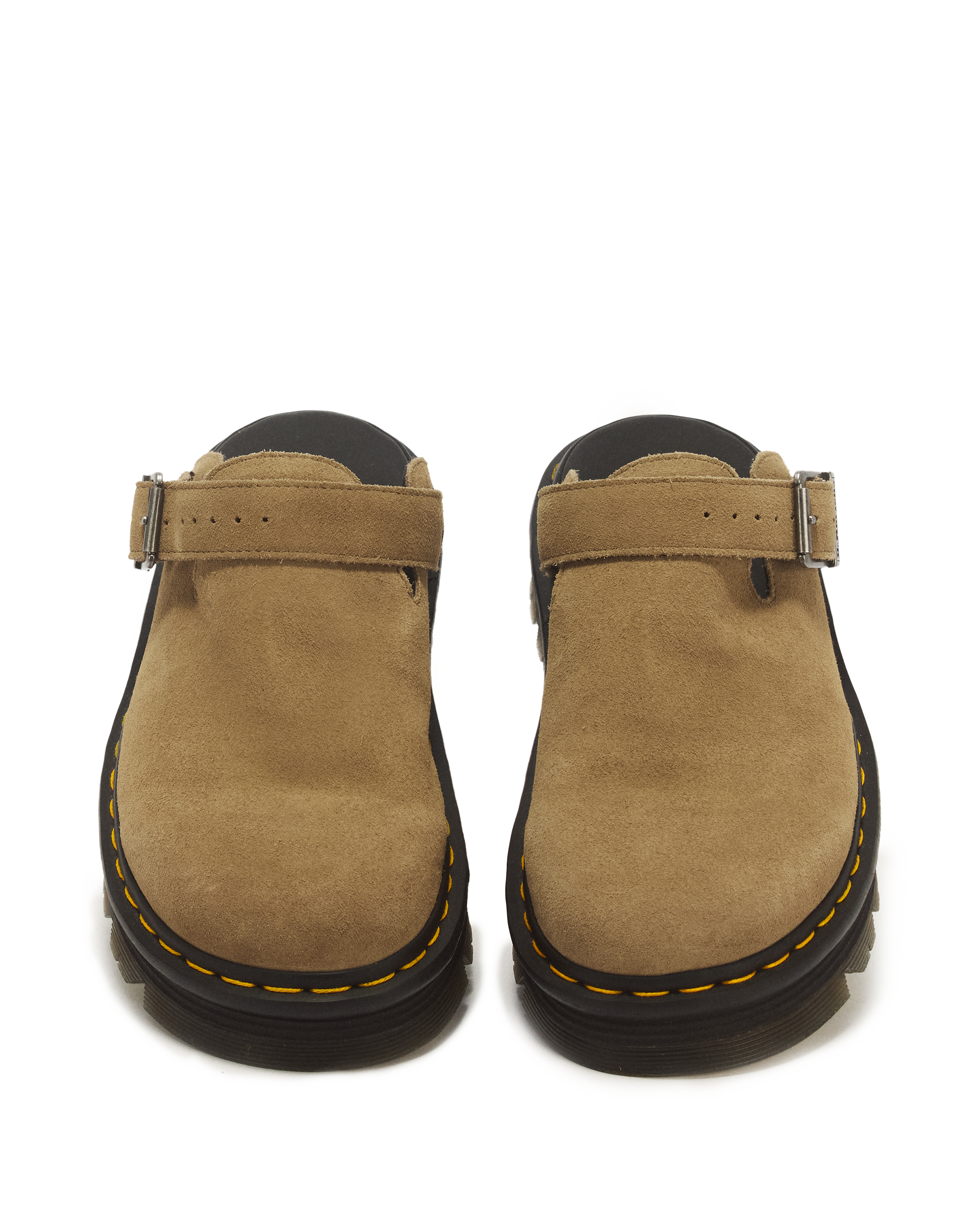 Zebzag Suede Casual Slingback Platform Mules