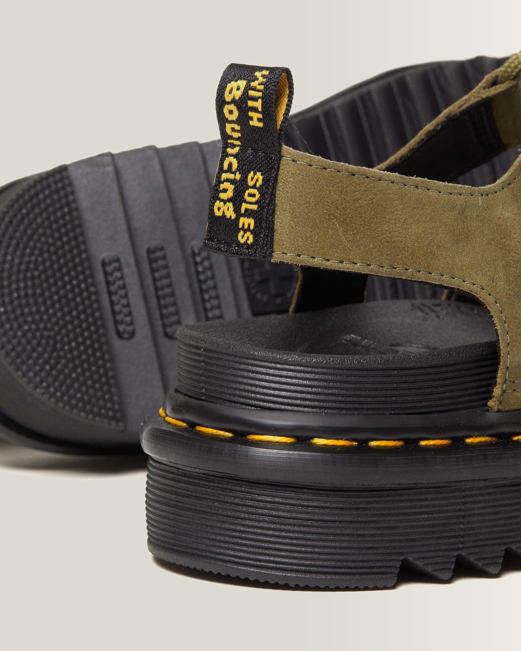 Nartilla Tumbled Nubuck Leather Gladiator Sandals