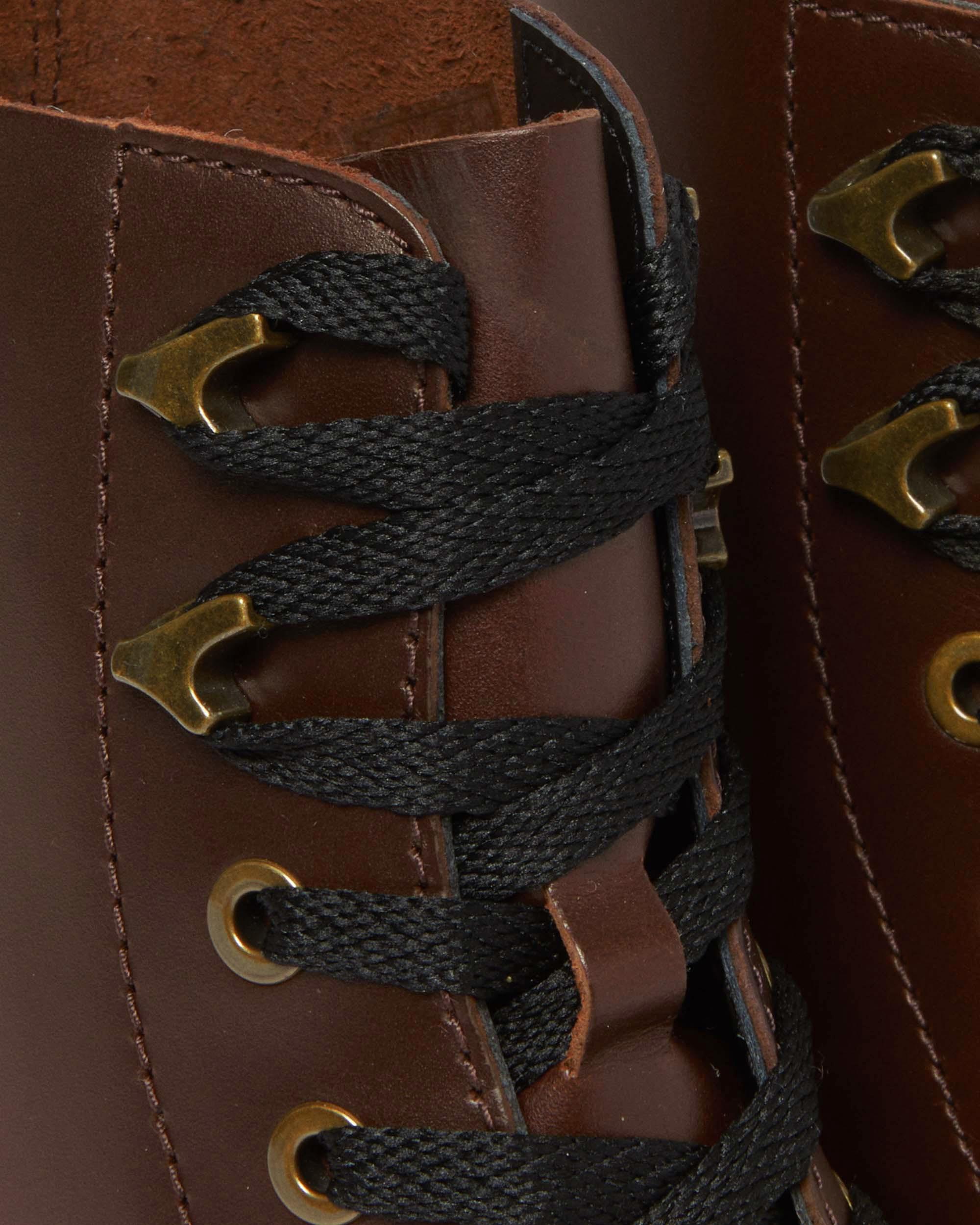 Boots Jesy en cuir à talons évasés