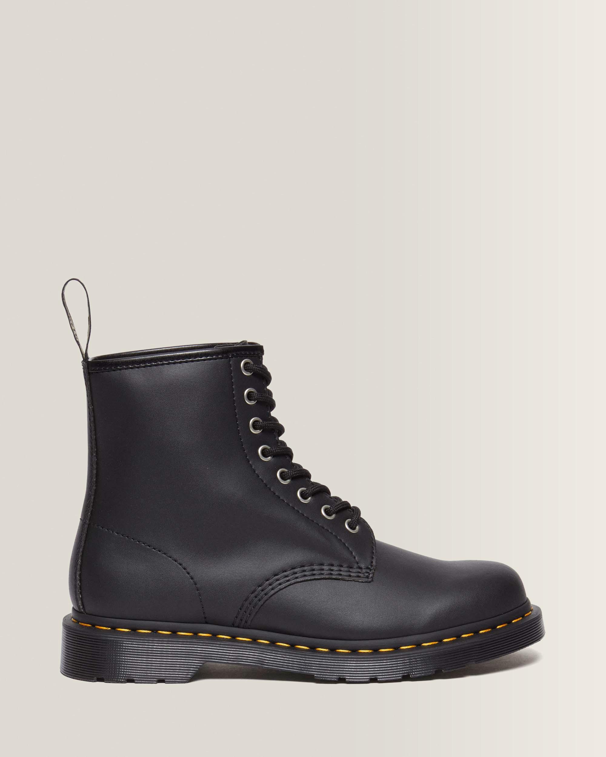 1460 Genix Nappa Reclaimed Leather Lace Up Boots in BLACK | Dr