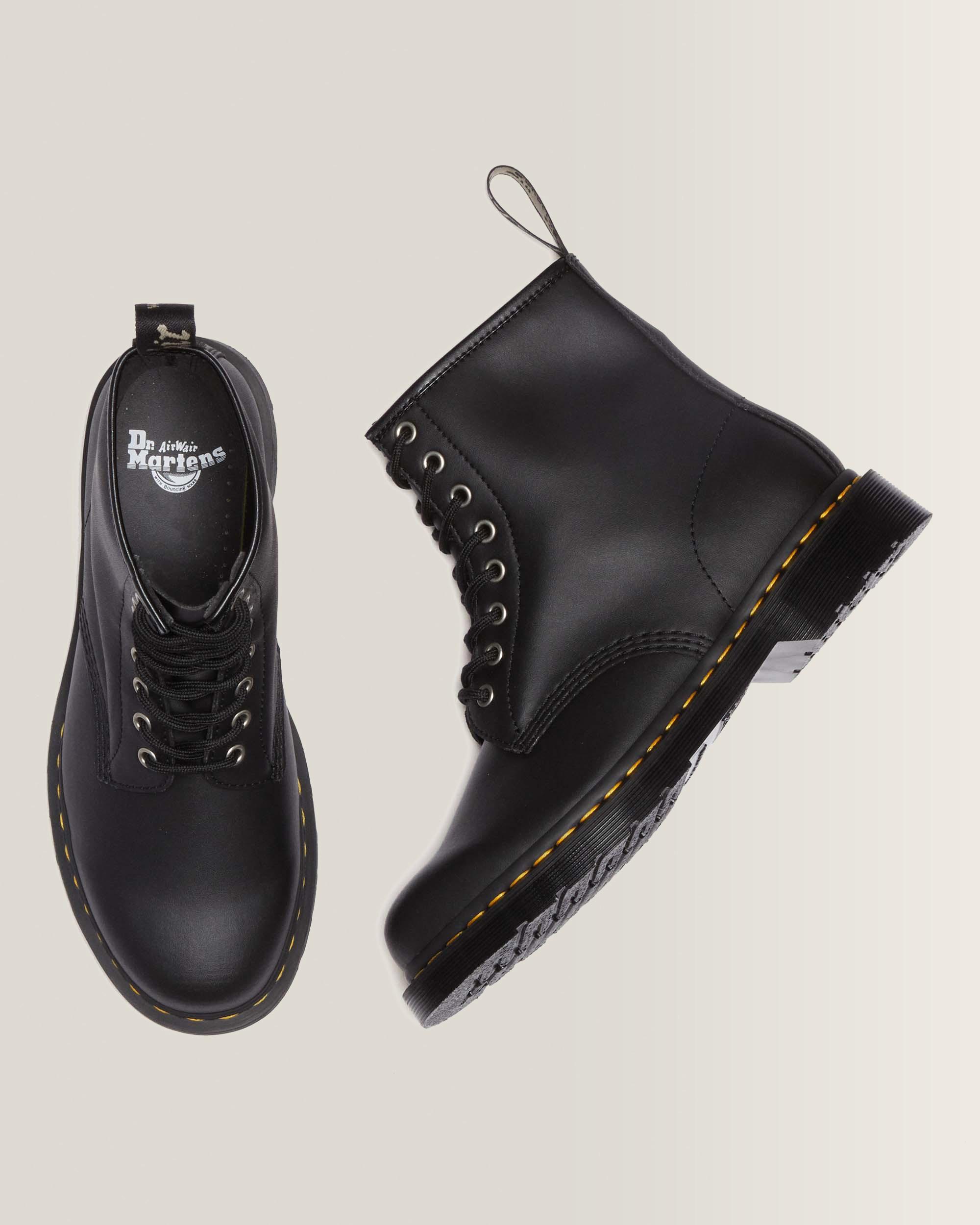 【Rin】 1460 Genix Nappa Reclaimed Leather Lace Up Boots in BLACK | Dr