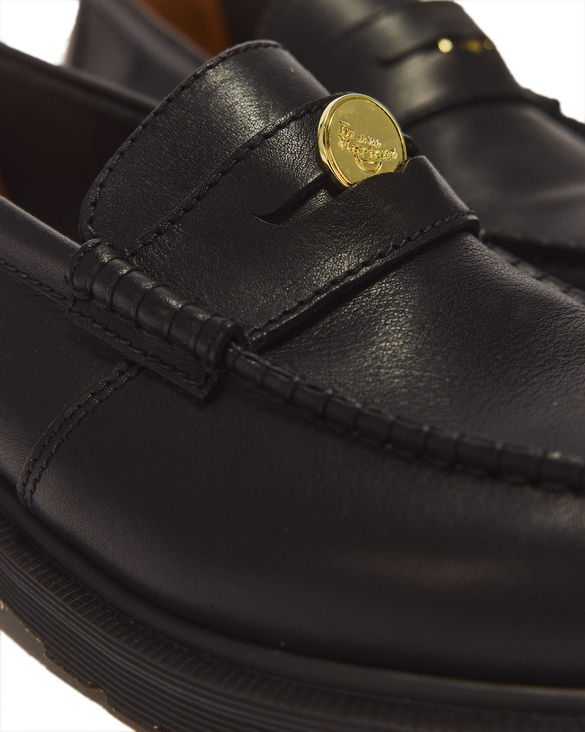 Penton klassiska loafers i kalvläder