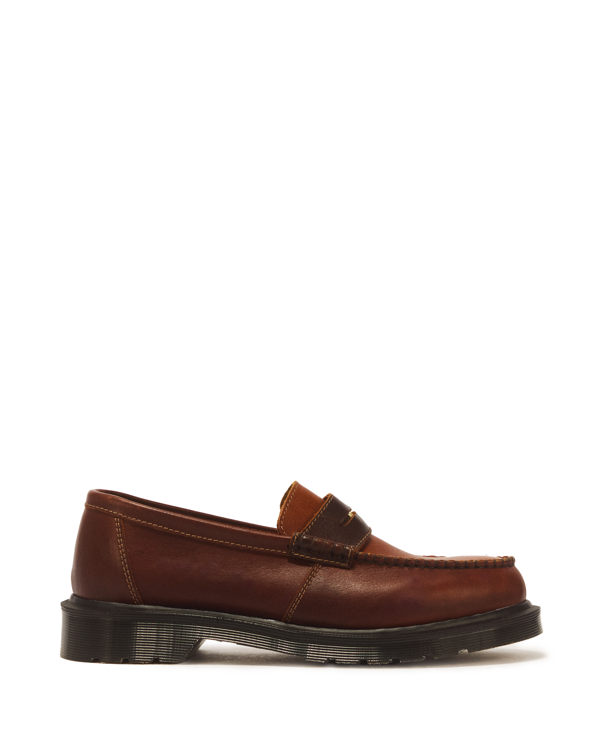 Penton Classic Calf Leather Loafers in Brown+Amber | Dr. Martens™