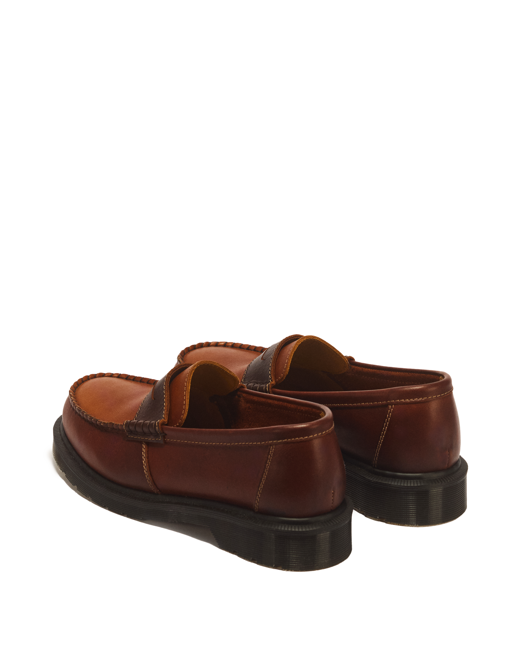 Penton Classic Calf Leather Loafers in Brown+Amber | Dr. Martens™