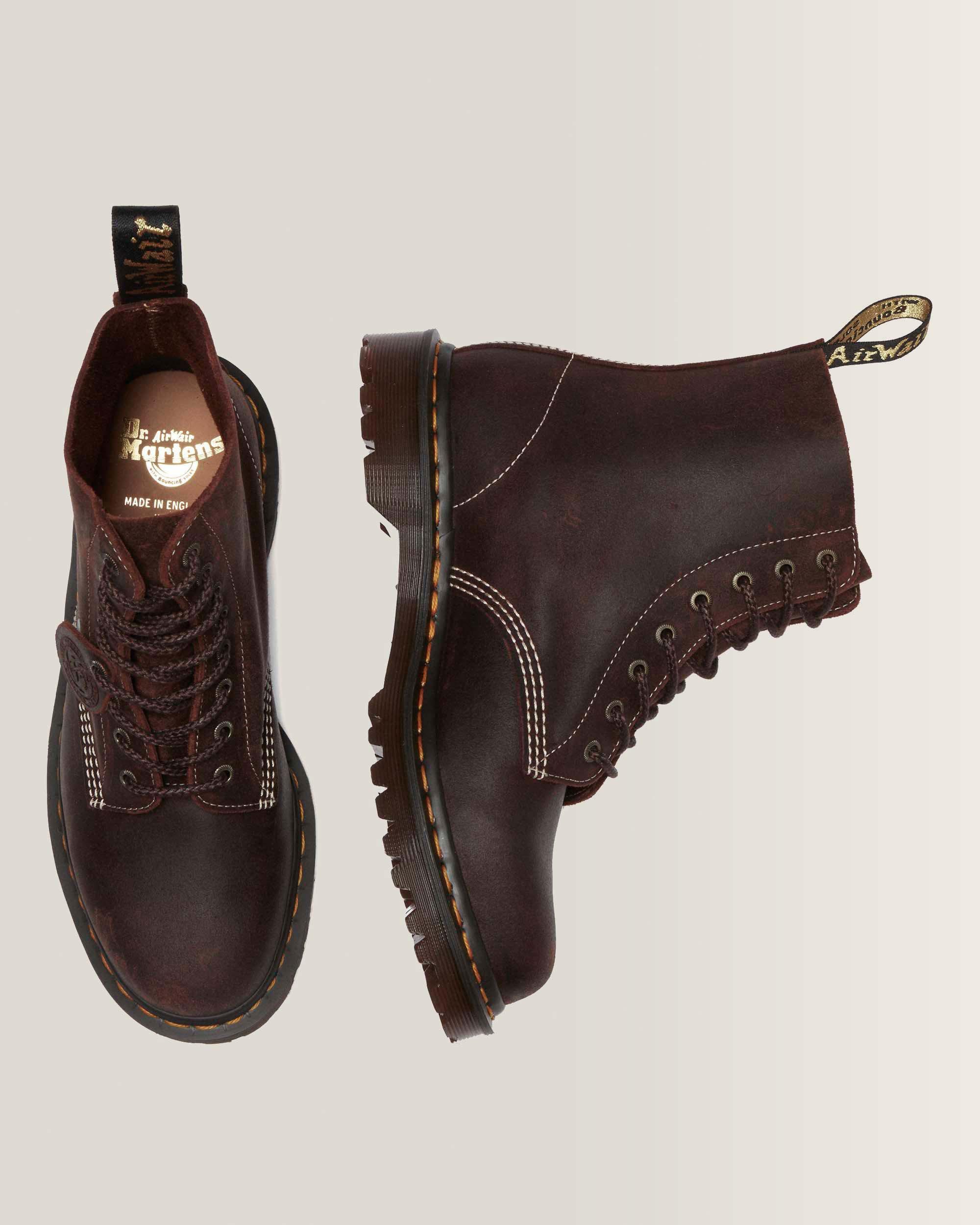 1460 Wax Commander Leder Schnürstiefel