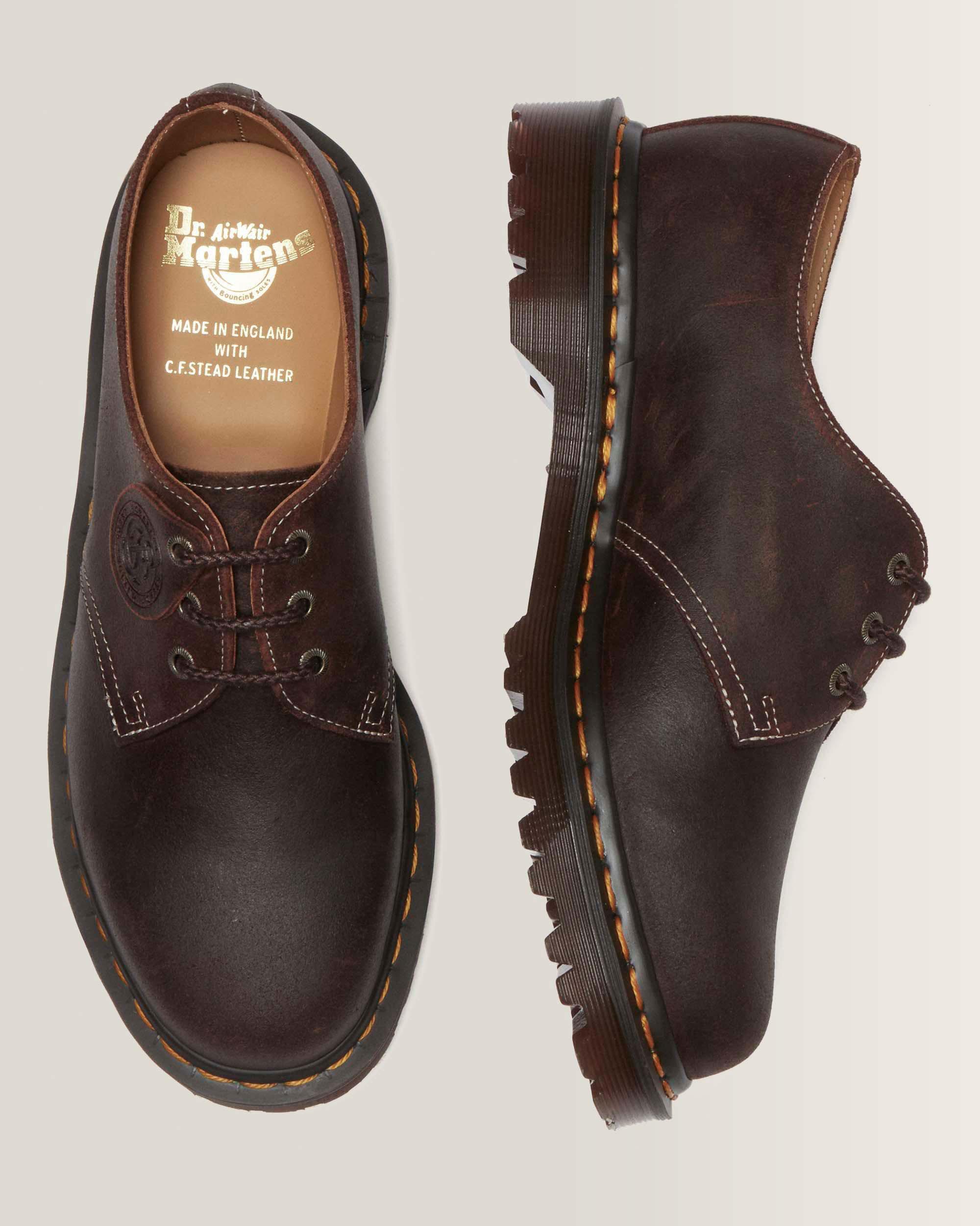 1461 Wax Commander Leather Oxford Shoes