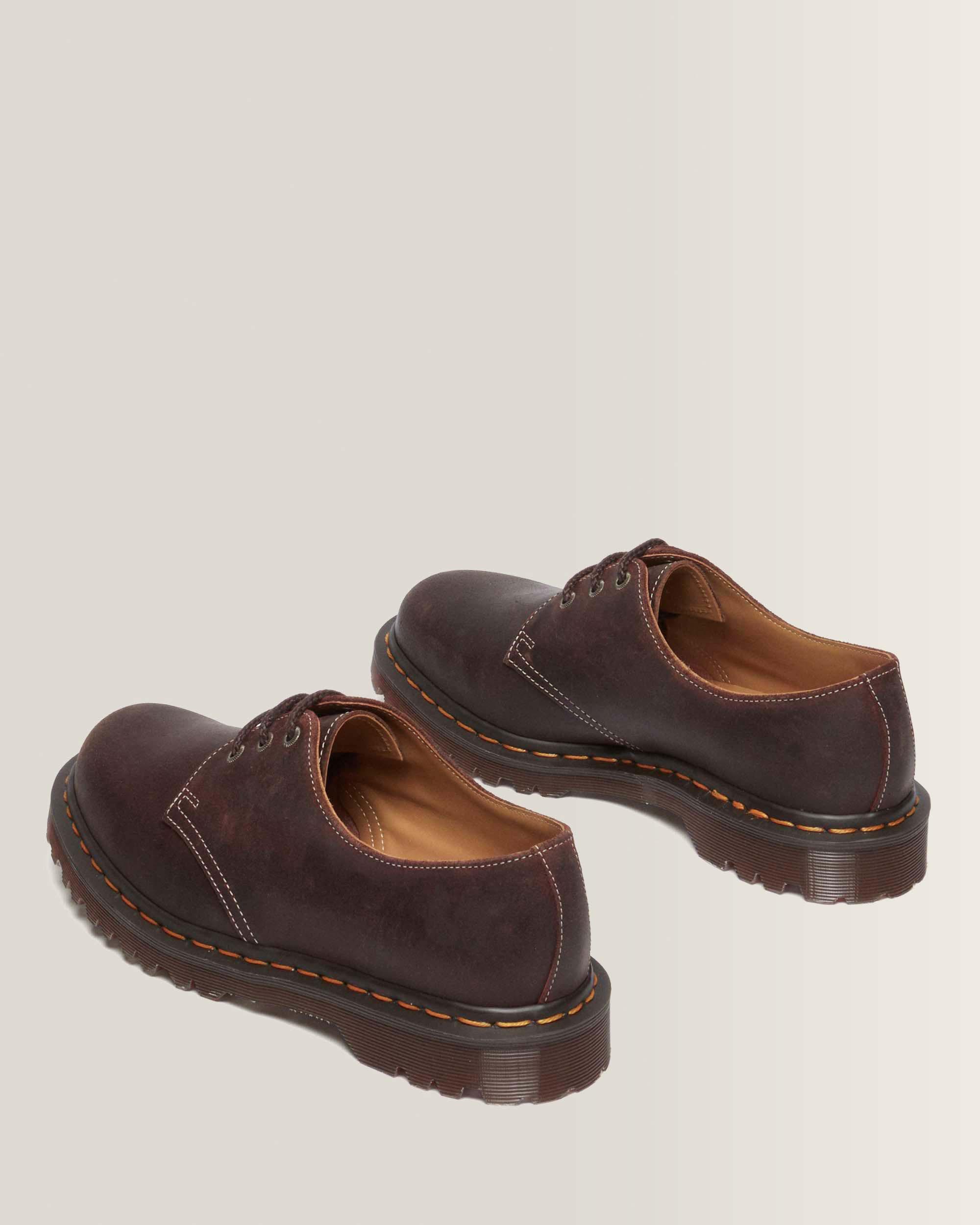 1461 Wax Commander Leather Oxford Shoes