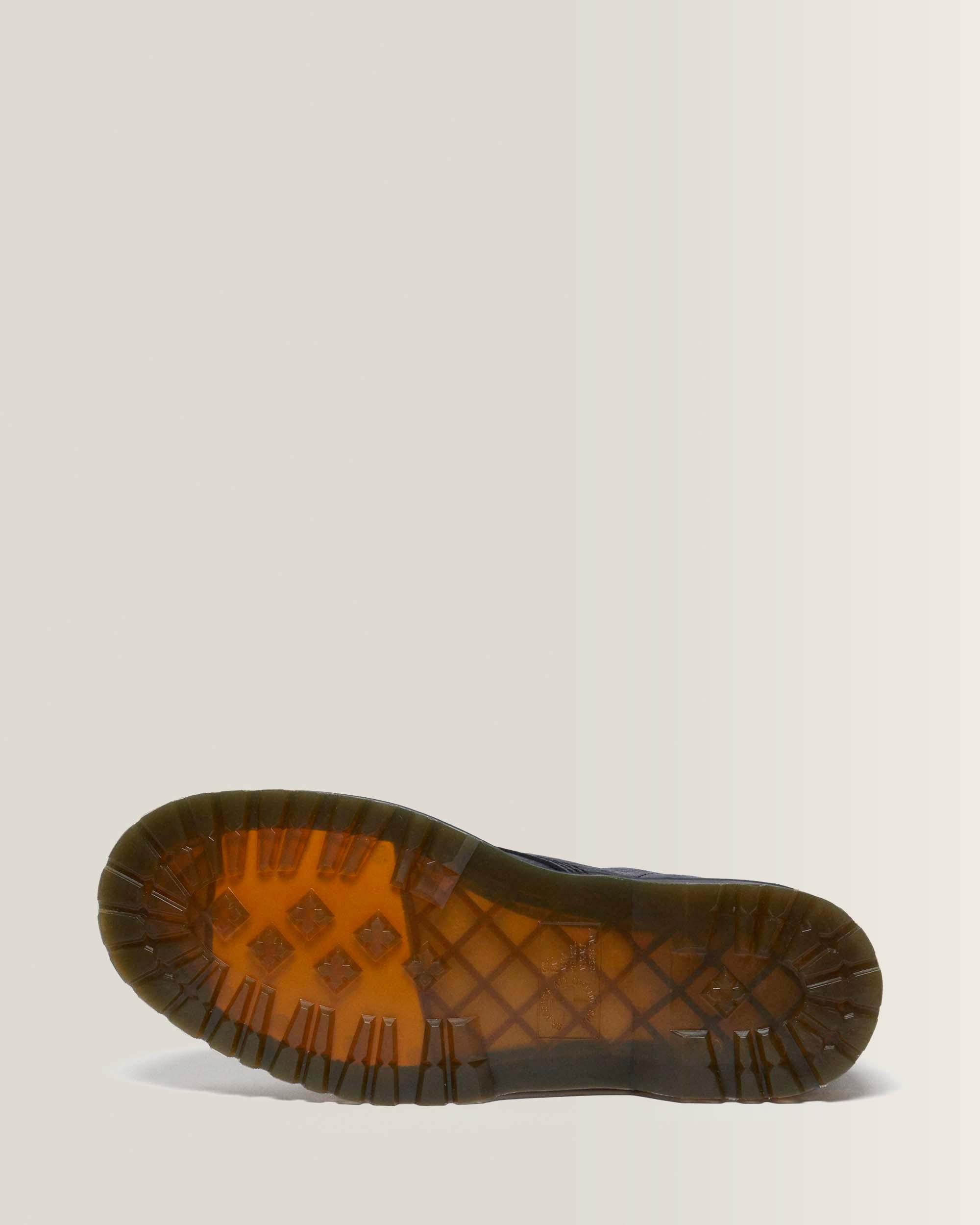 1460 Grizzly Leder Schnürstiefel mit Kunstfellfutter