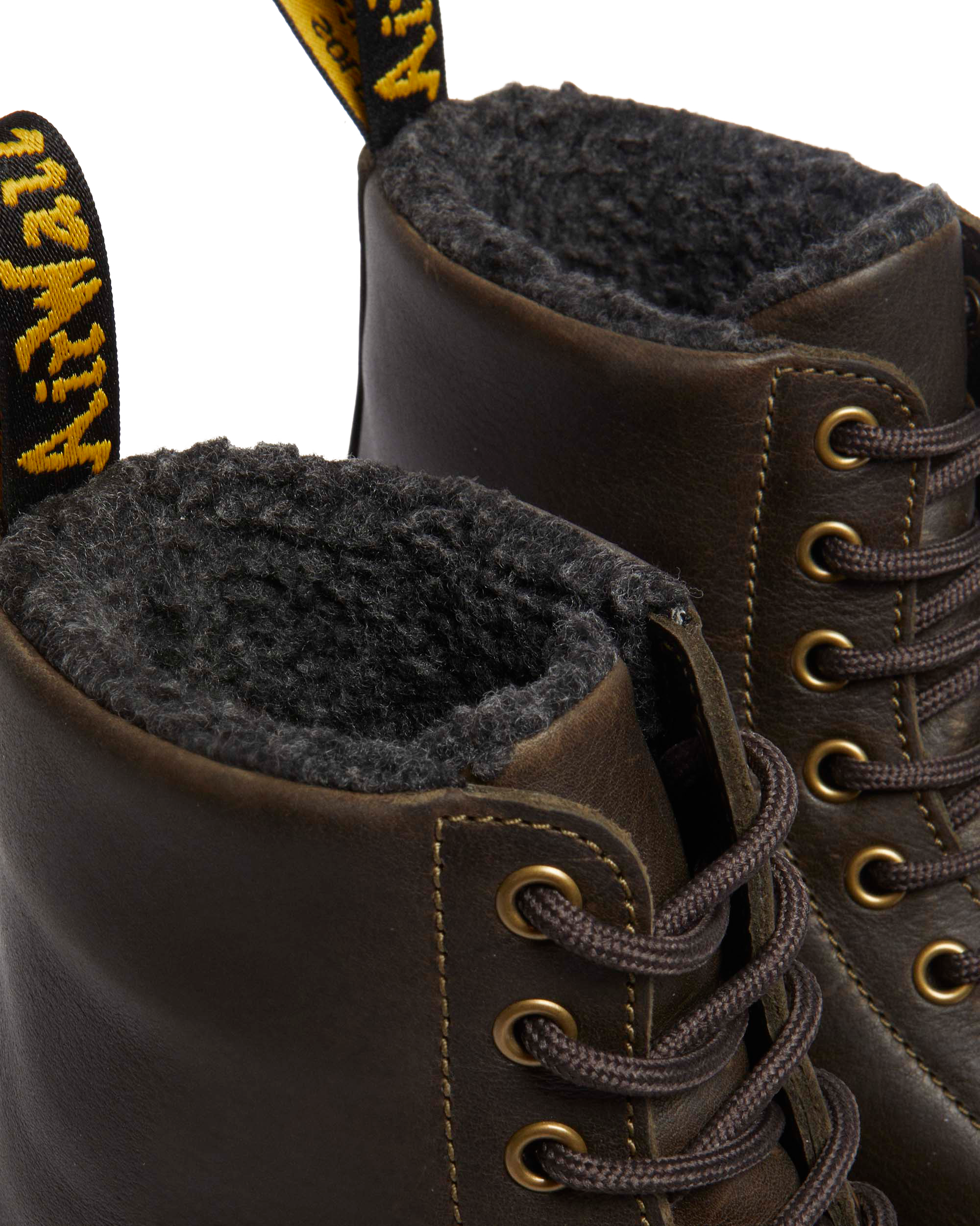 Botas 1460 de piel Grizzly con forro sintético