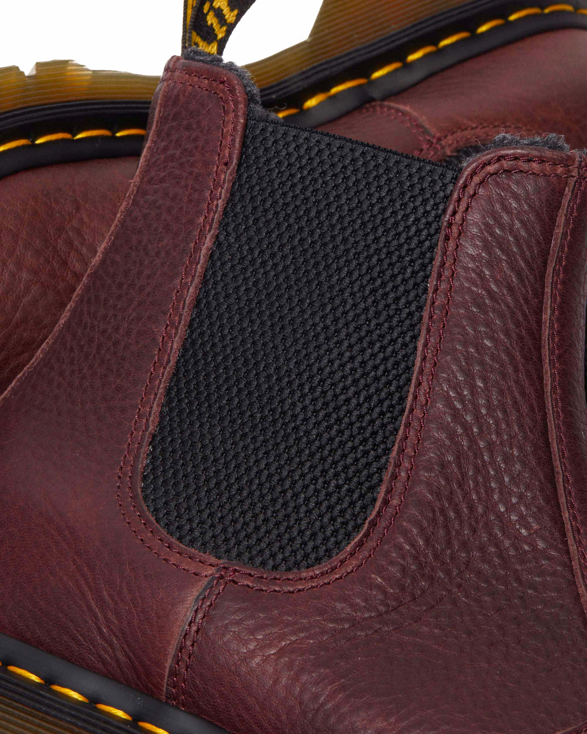 2976 Grizzly Leder Chelsea Boots mit Kunstfellfutter