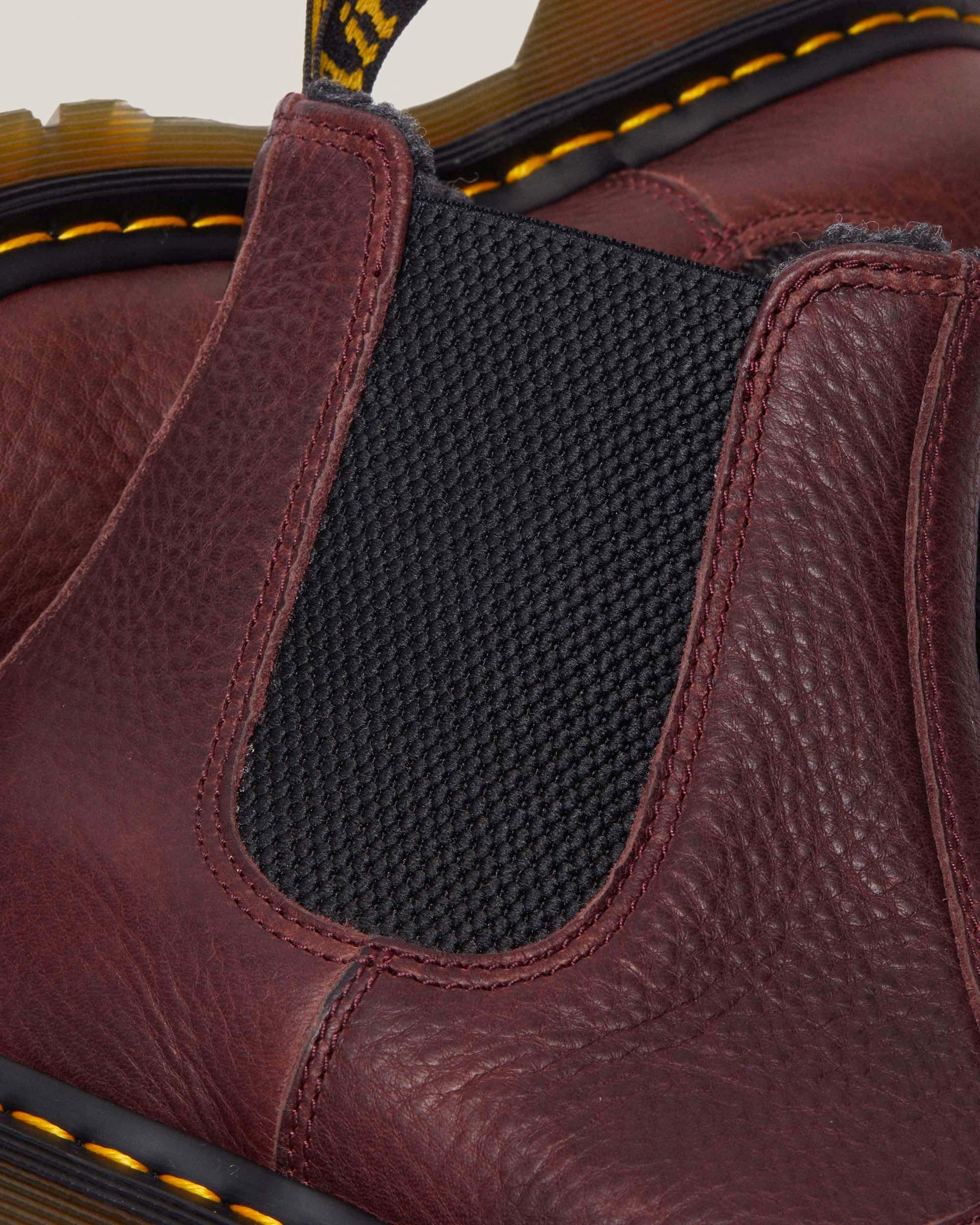 Chelsea boots en cuir Grizzly et fourrure synthétique