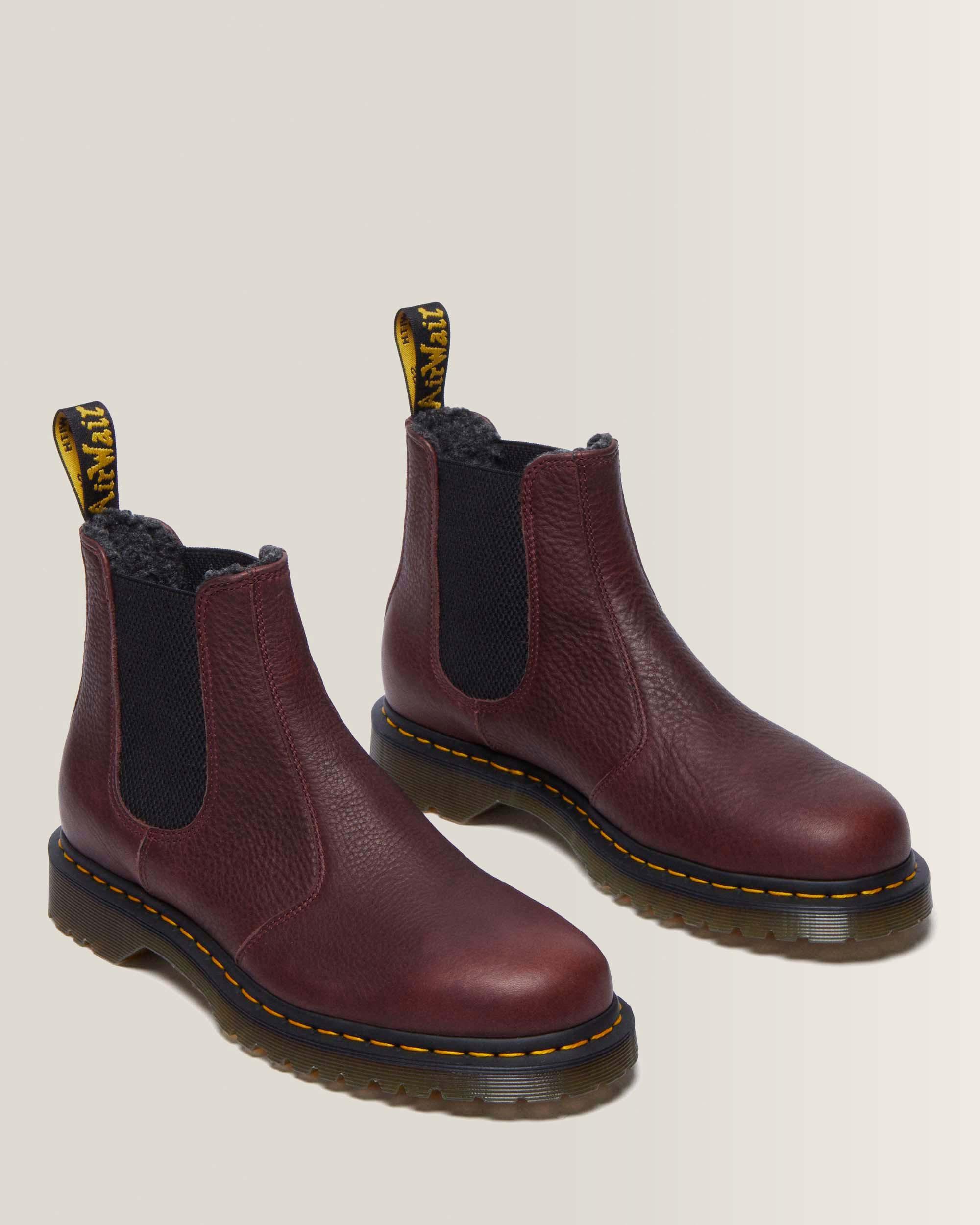 Chelsea boots en cuir Grizzly et fourrure synthétique
