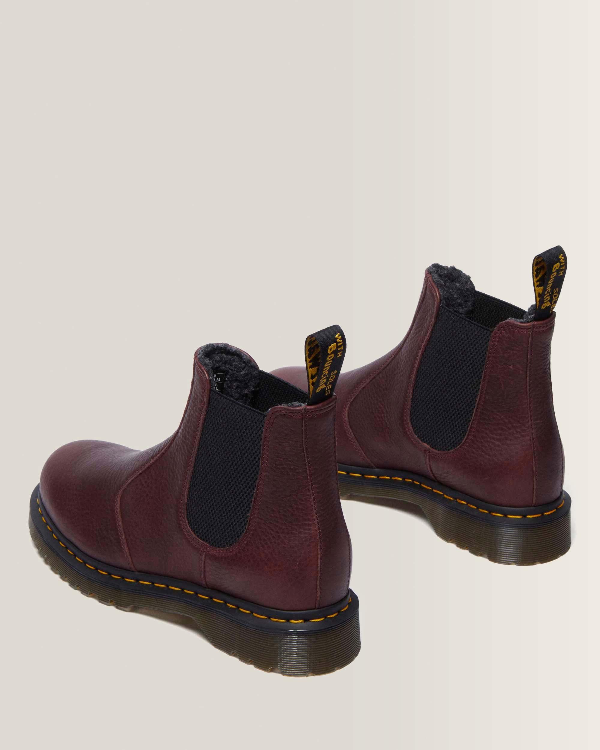 Chelsea boots en cuir Grizzly et fourrure synthétique