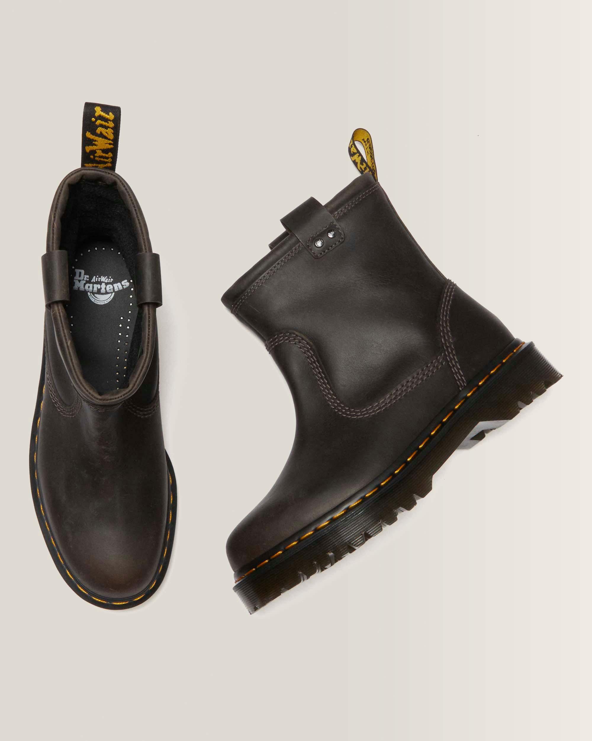 Anistone Lo Leather Biker Boots
