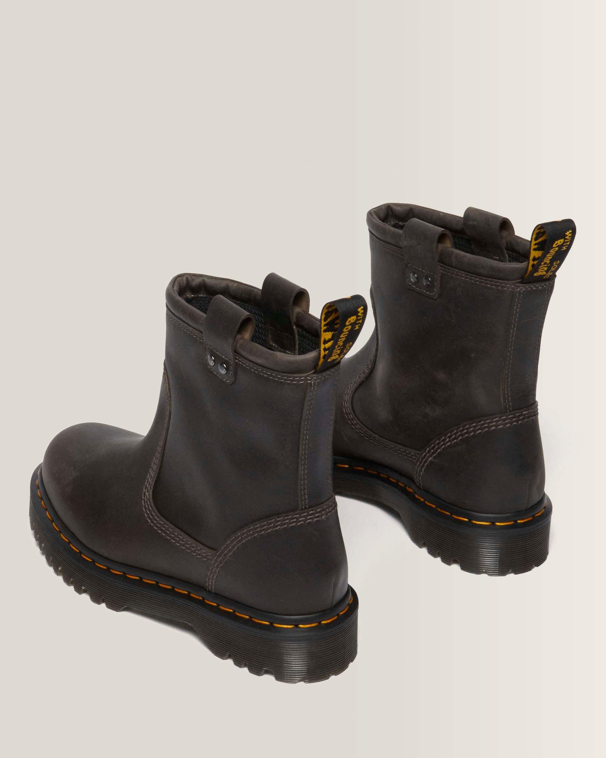 Anistone Lo Leather Biker Boots