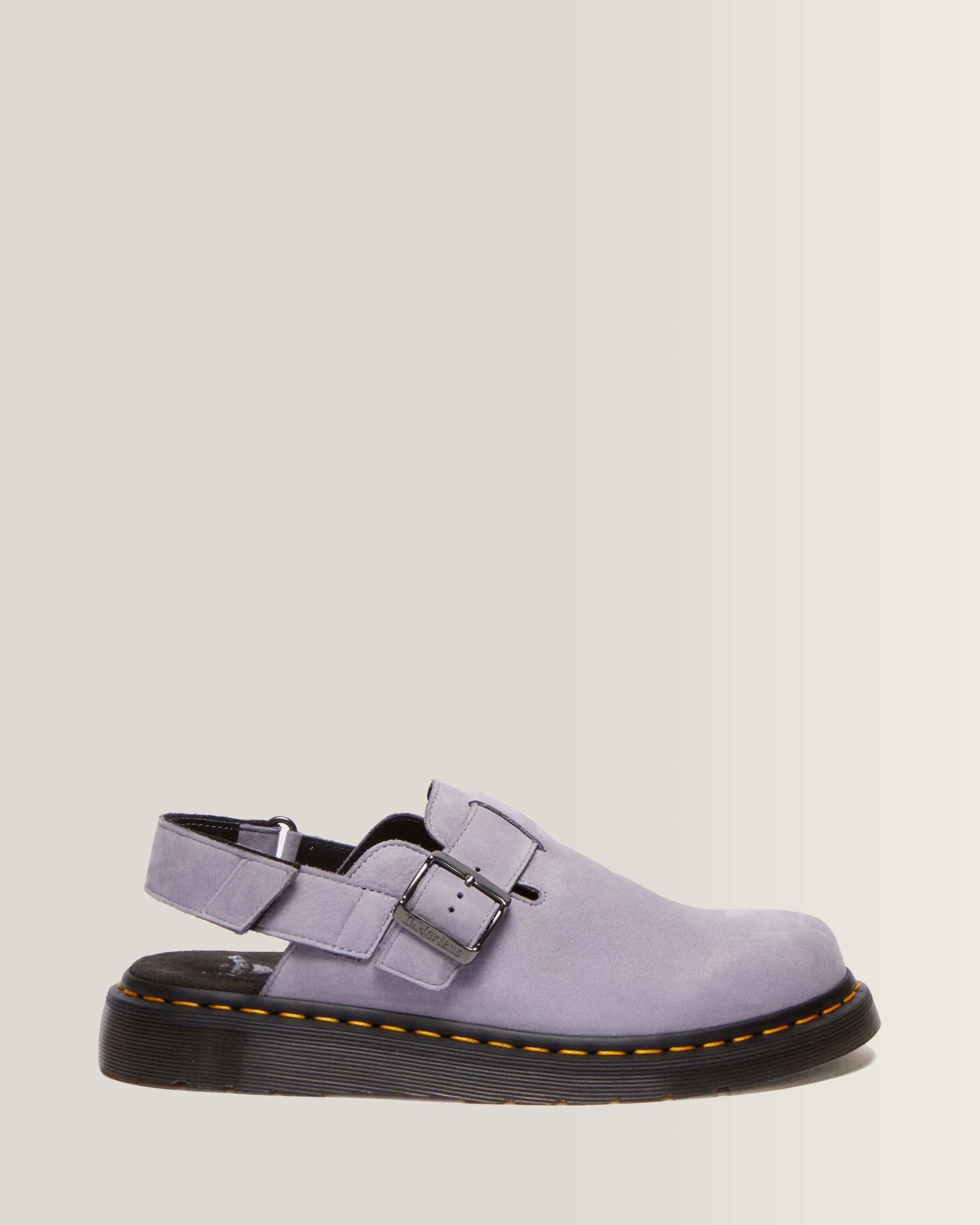 Jorge II Suede Mules in Purple | Dr. Martens™