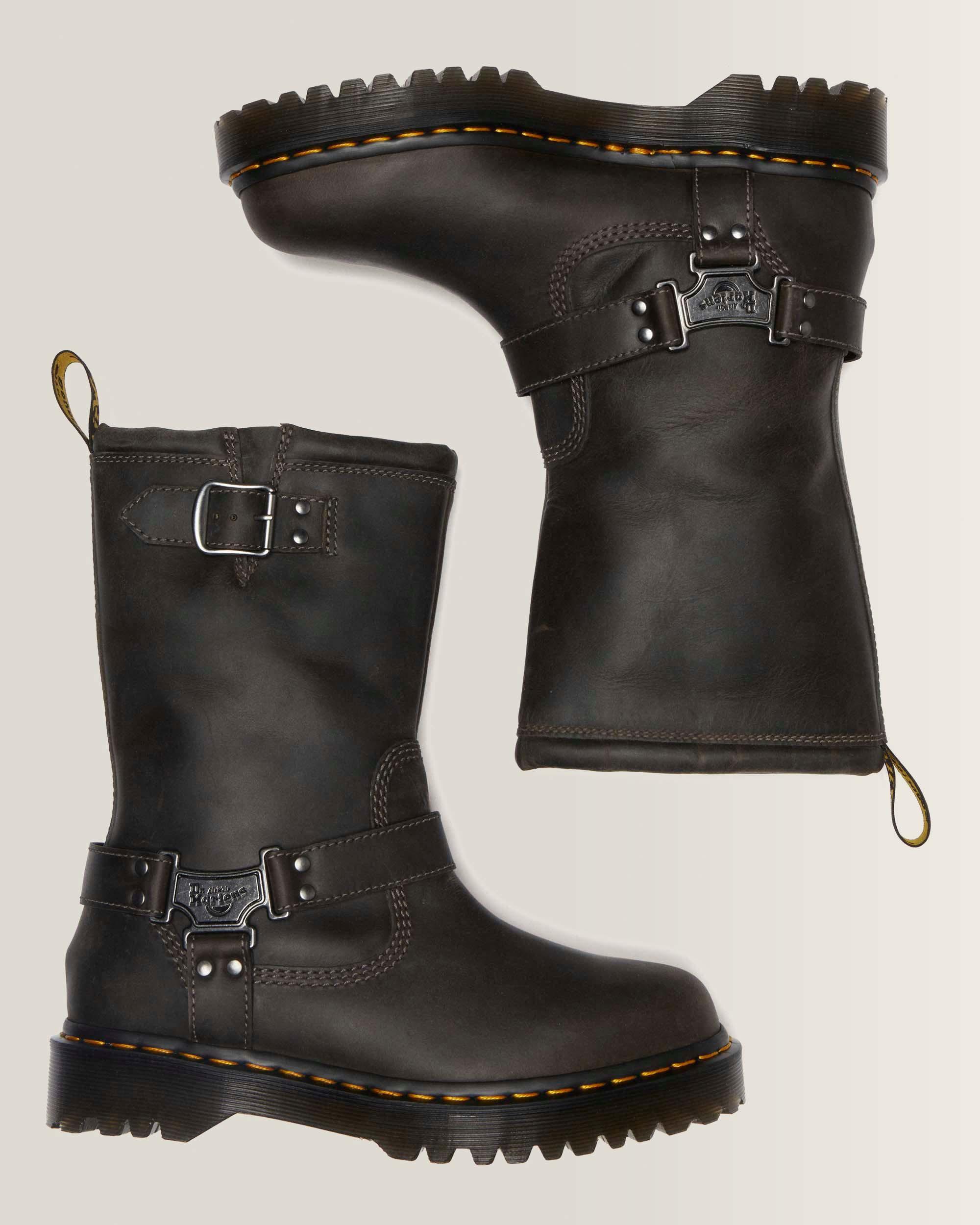 Stivali alti biker Anistone Hi in pelle