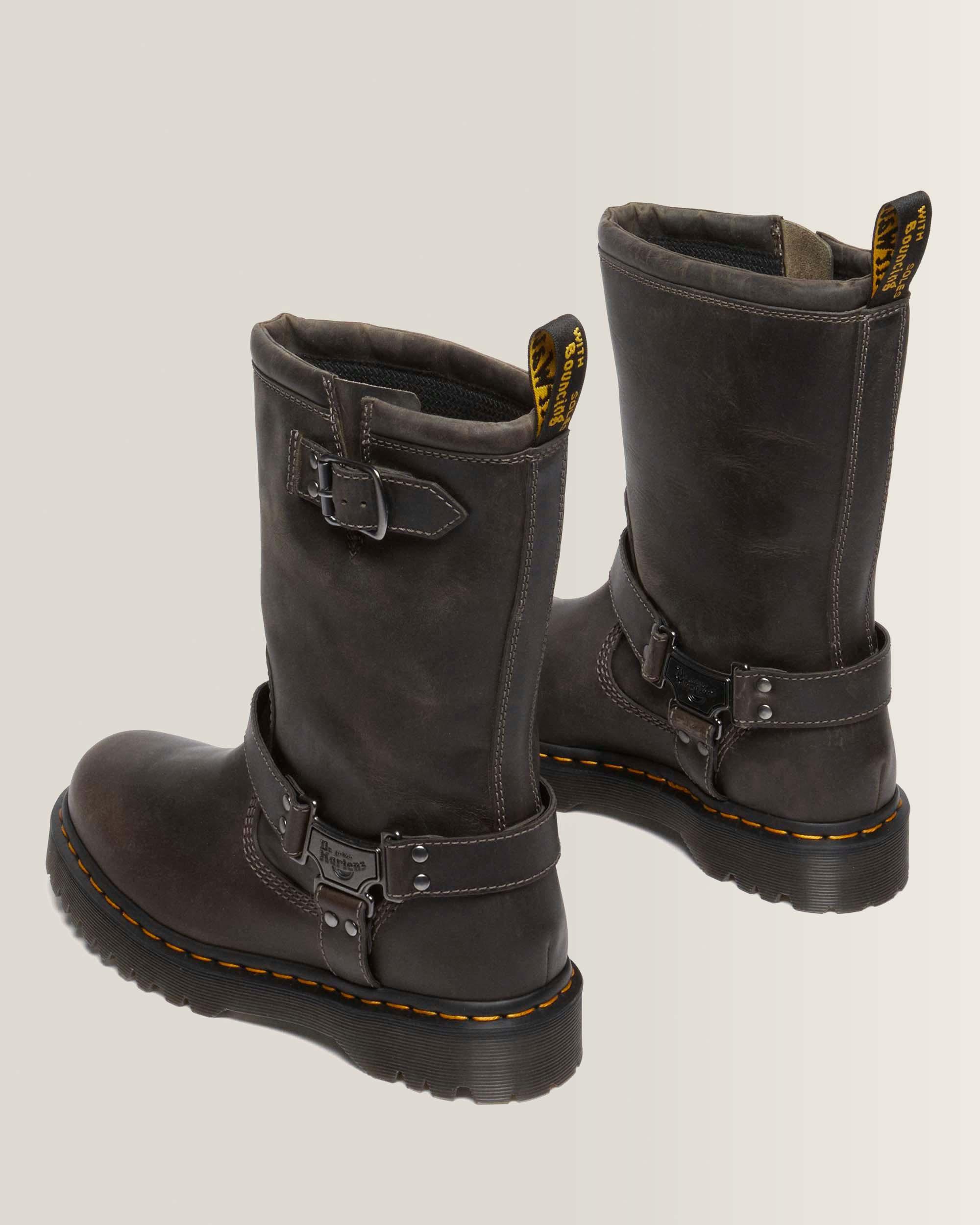 Stivali alti biker Anistone Hi in pelle