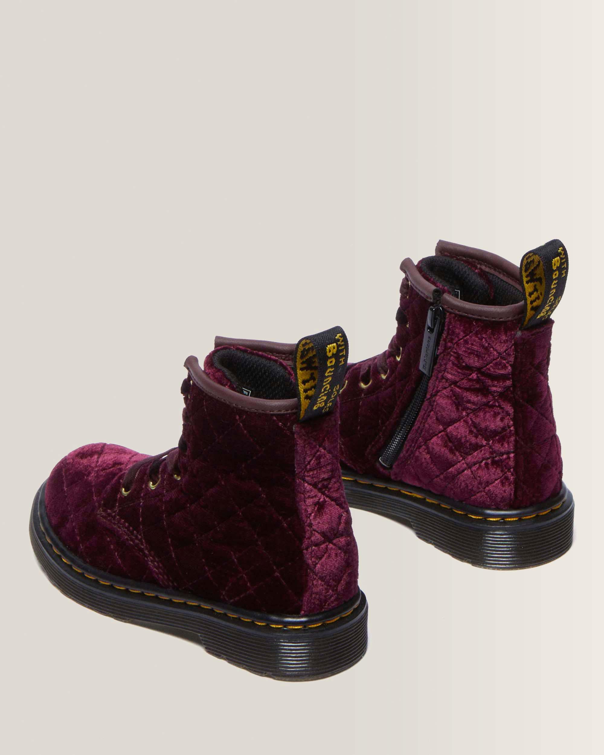 Boots 1460 en velours à lacets pour tout-petit