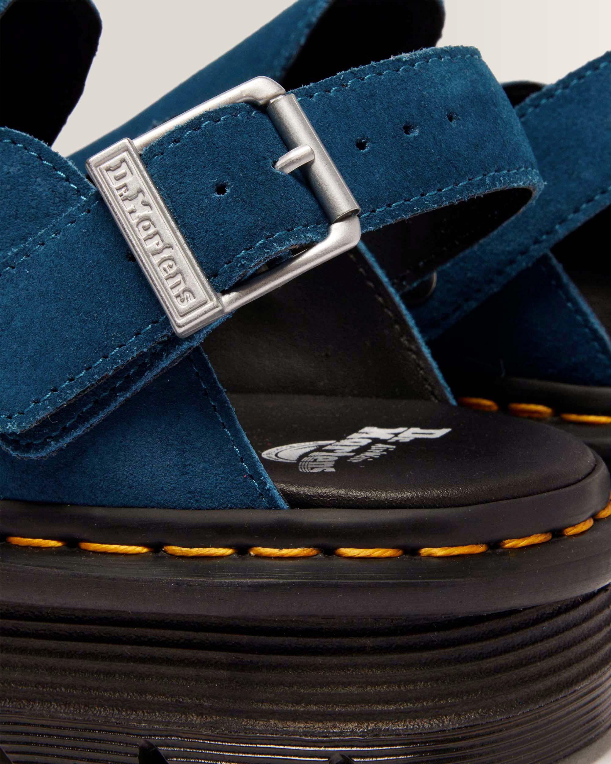 Zebzag Casual suède slingback platform mules