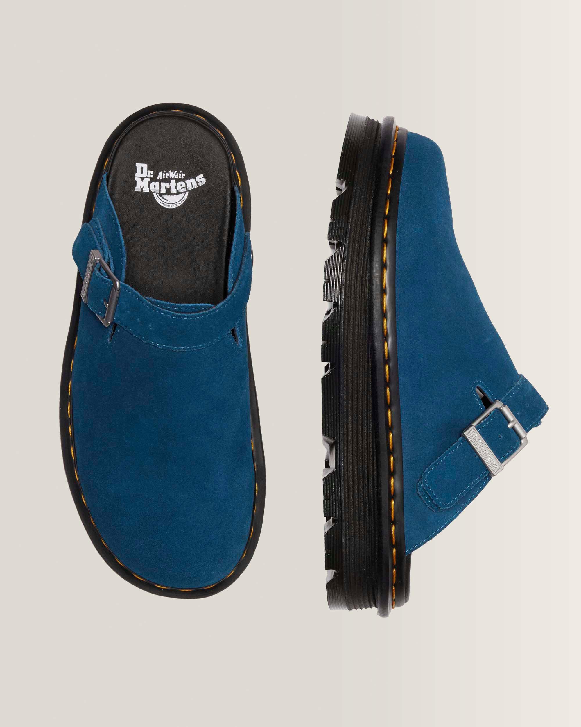Zebzag Casual suède slingback platform mules