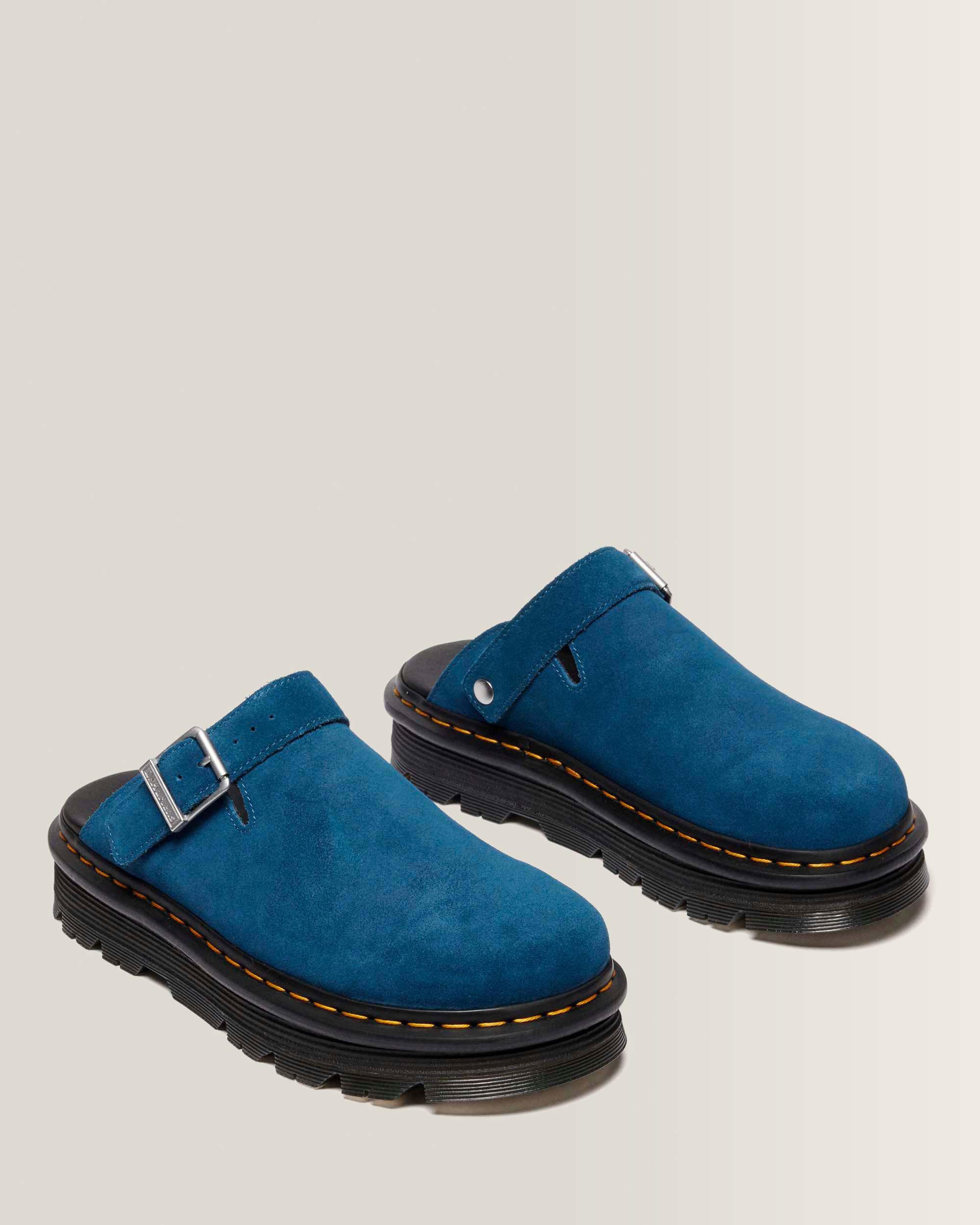 Zebzag Casual suède slingback platform mules