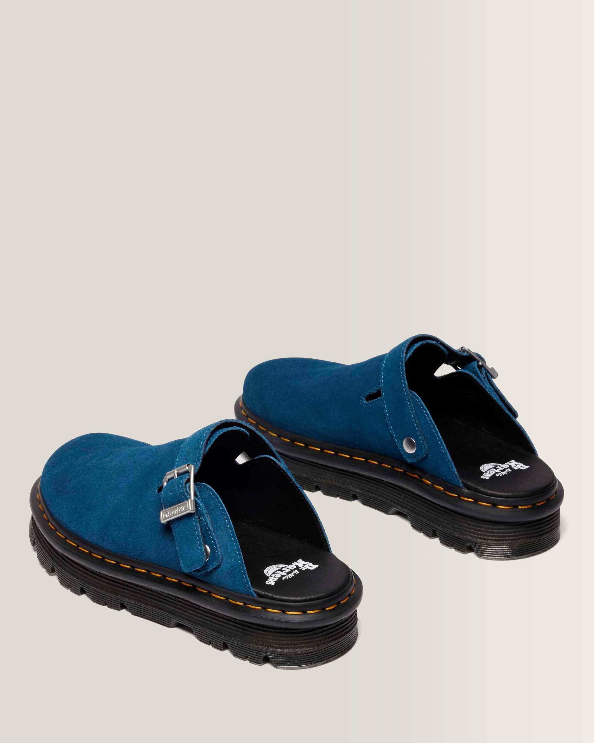 Zebzag Casual suède slingback platform mules