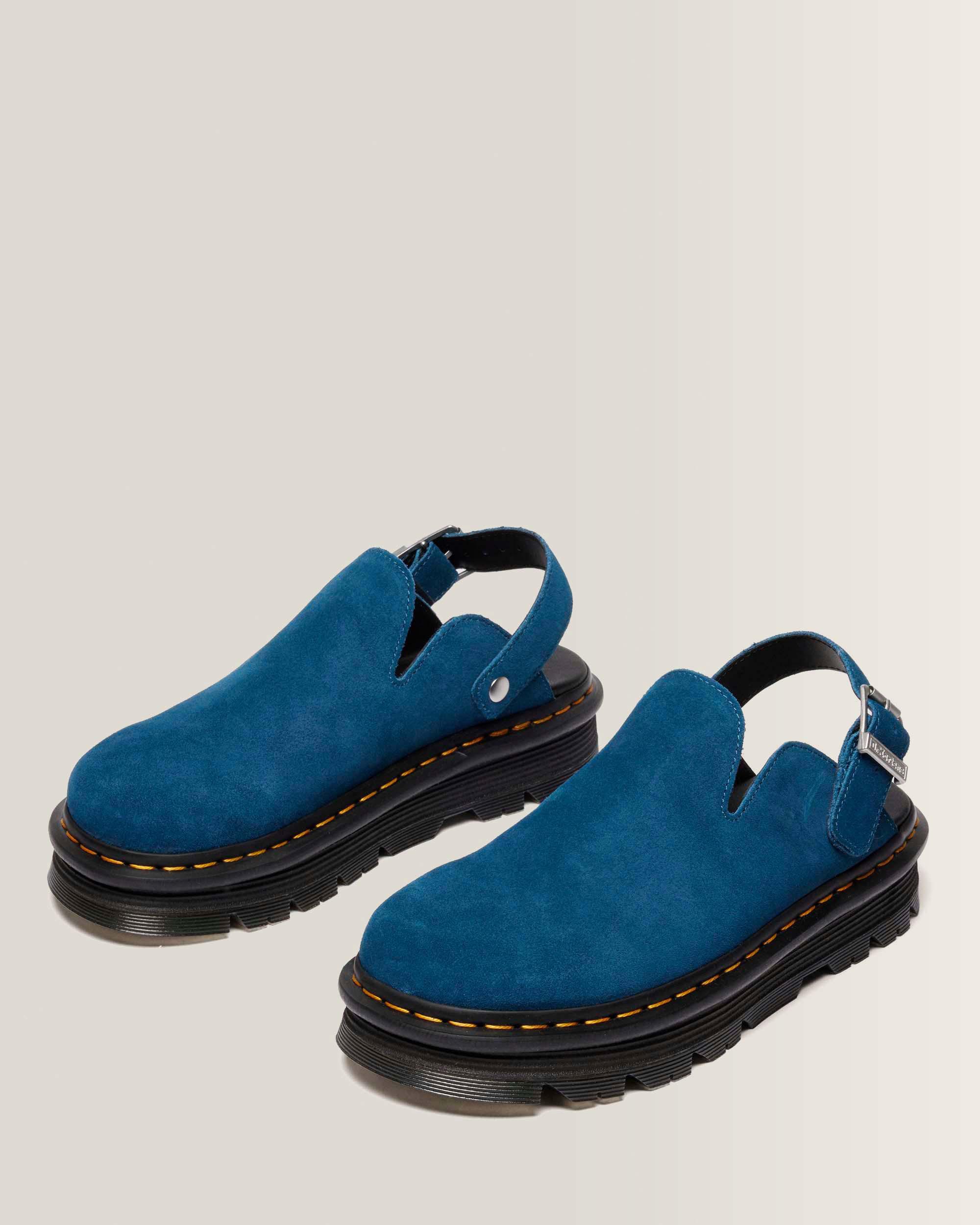 Zebzag Casual suède slingback platform mules