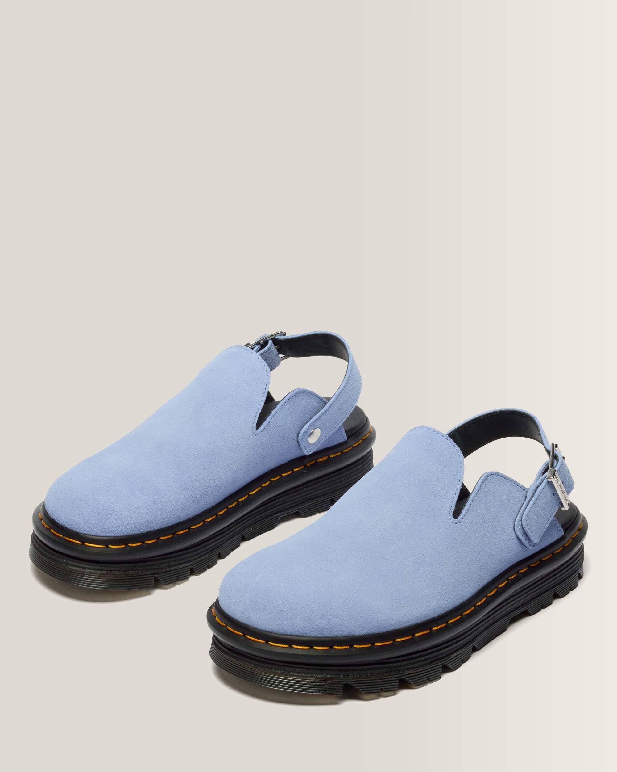Zebzag Suede Casual Slingback Platform Mules