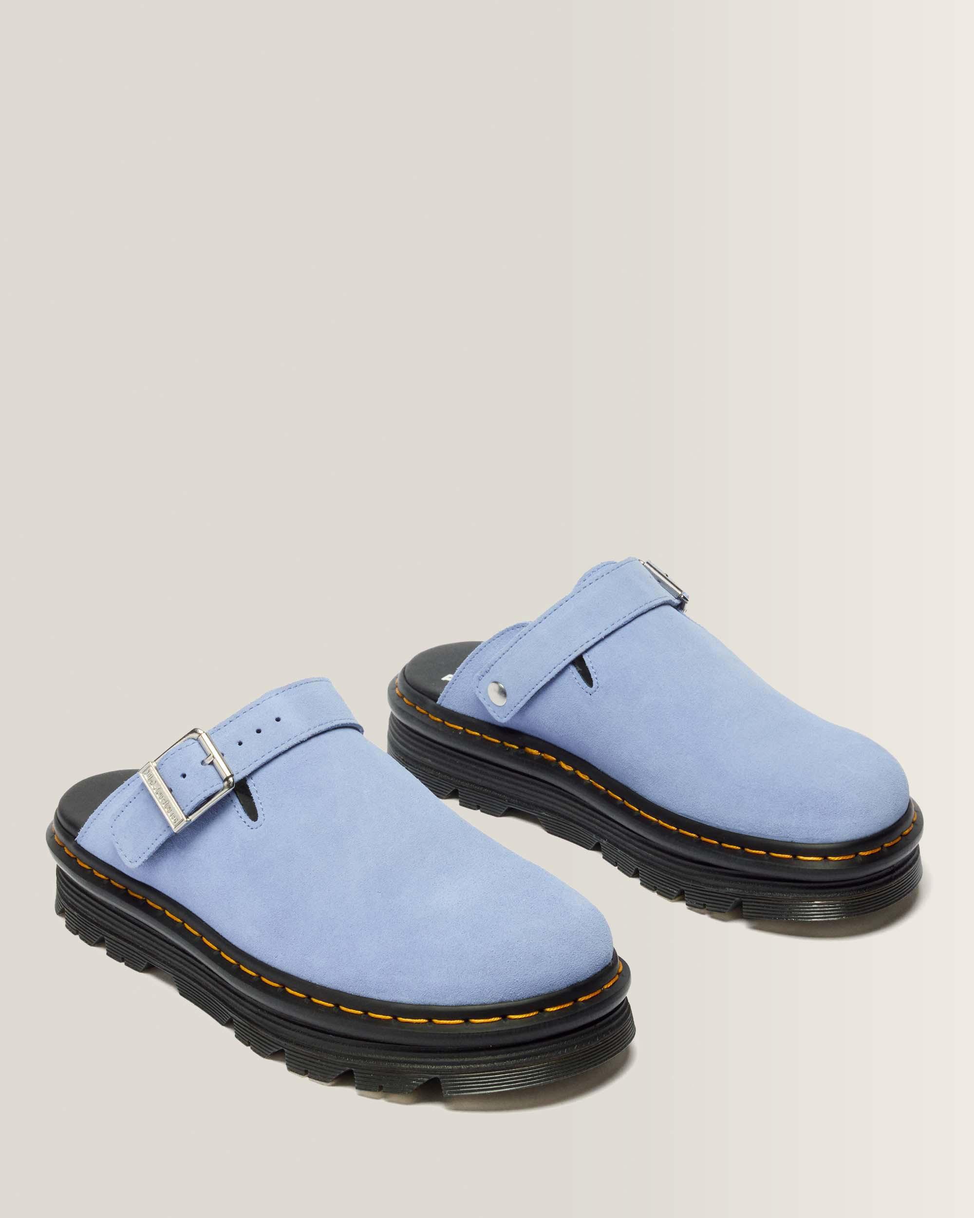 Zebzag Suede Casual Slingback Platform Mules