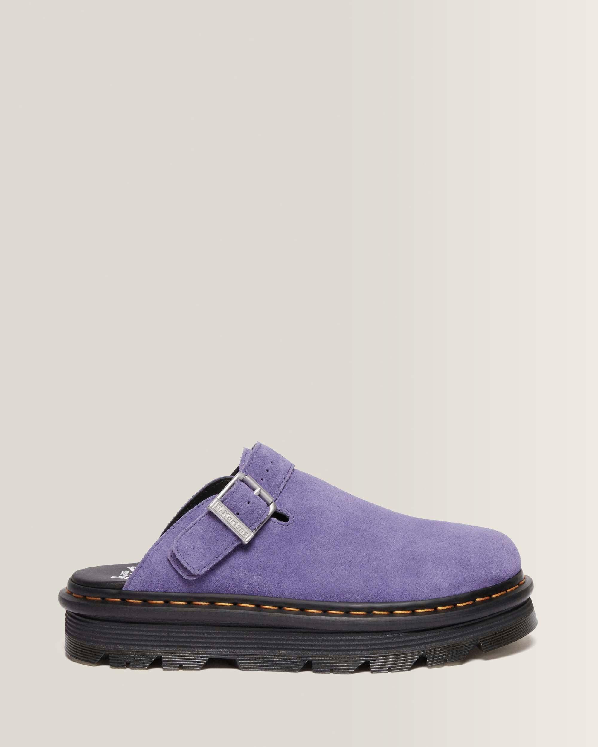 Zebzag Suede Casual Slingback Platform Mules
