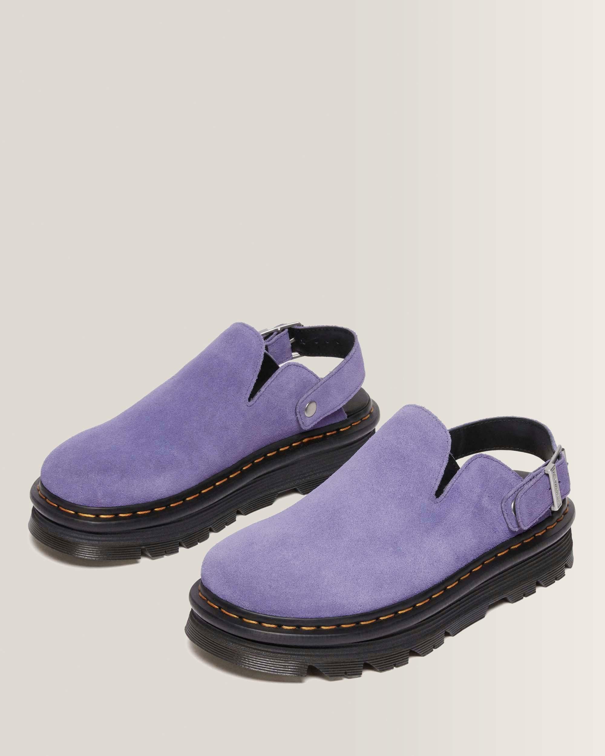 Zebzag Suede Casual Slingback Platform Mules