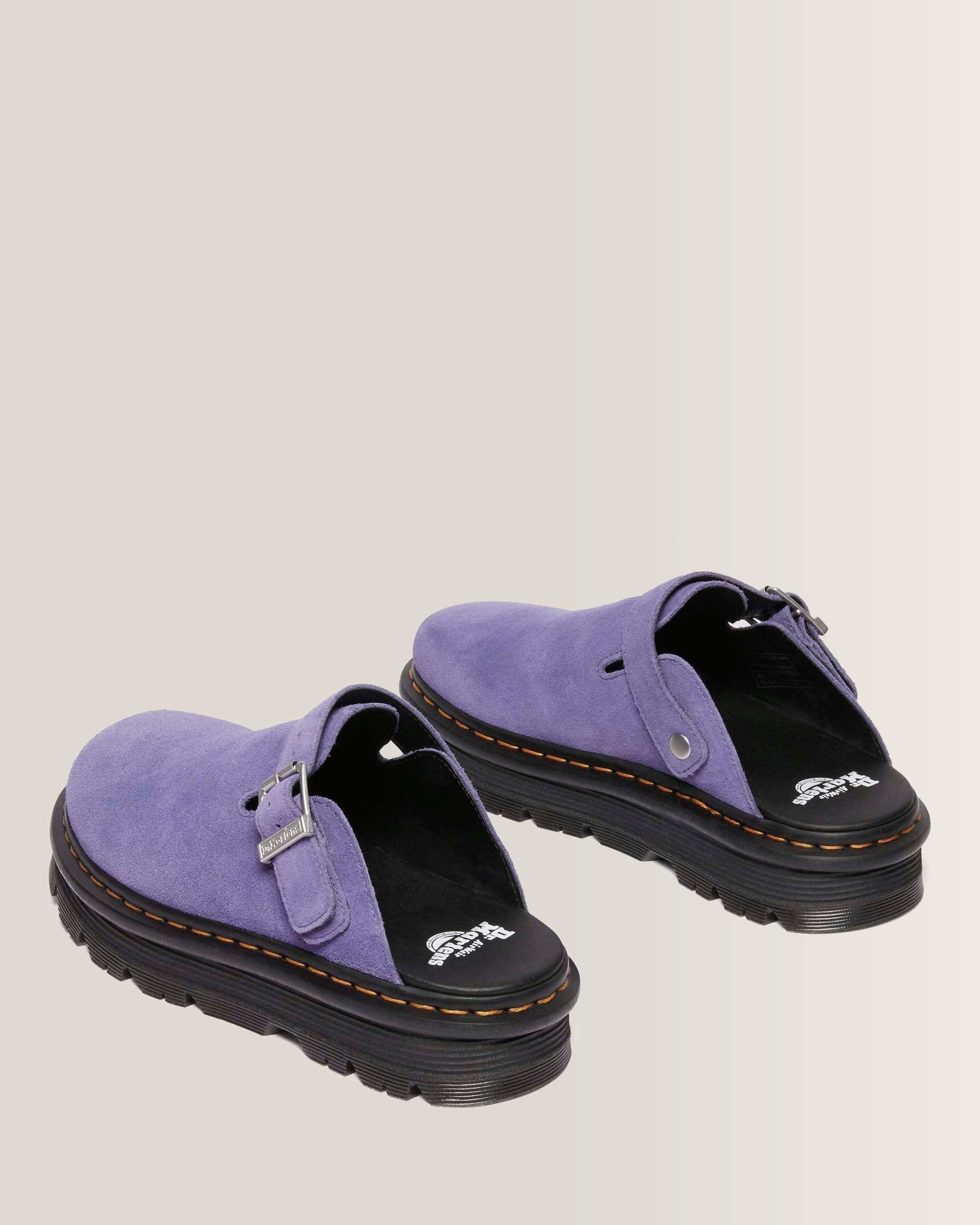 Zebzag Suede Casual Slingback Platform Mules