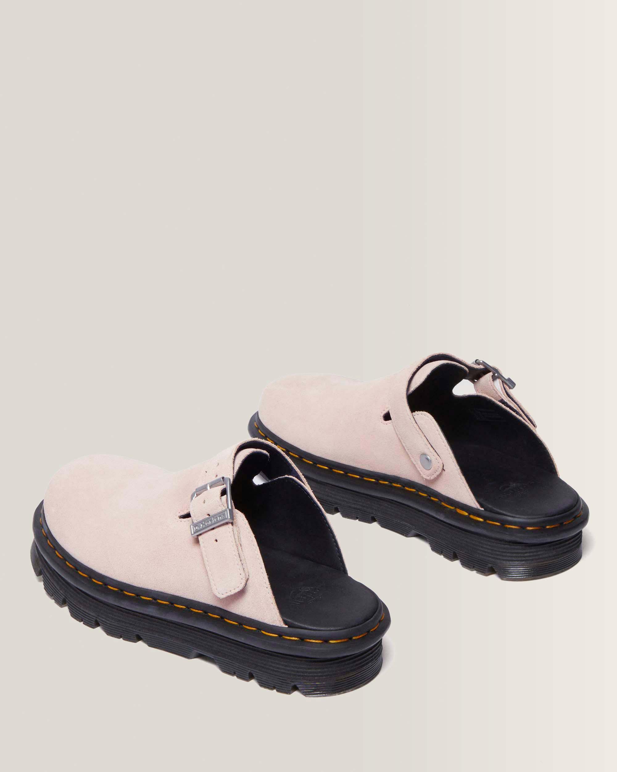 Zebzag Casual Slingback Platform-mules i ruskind