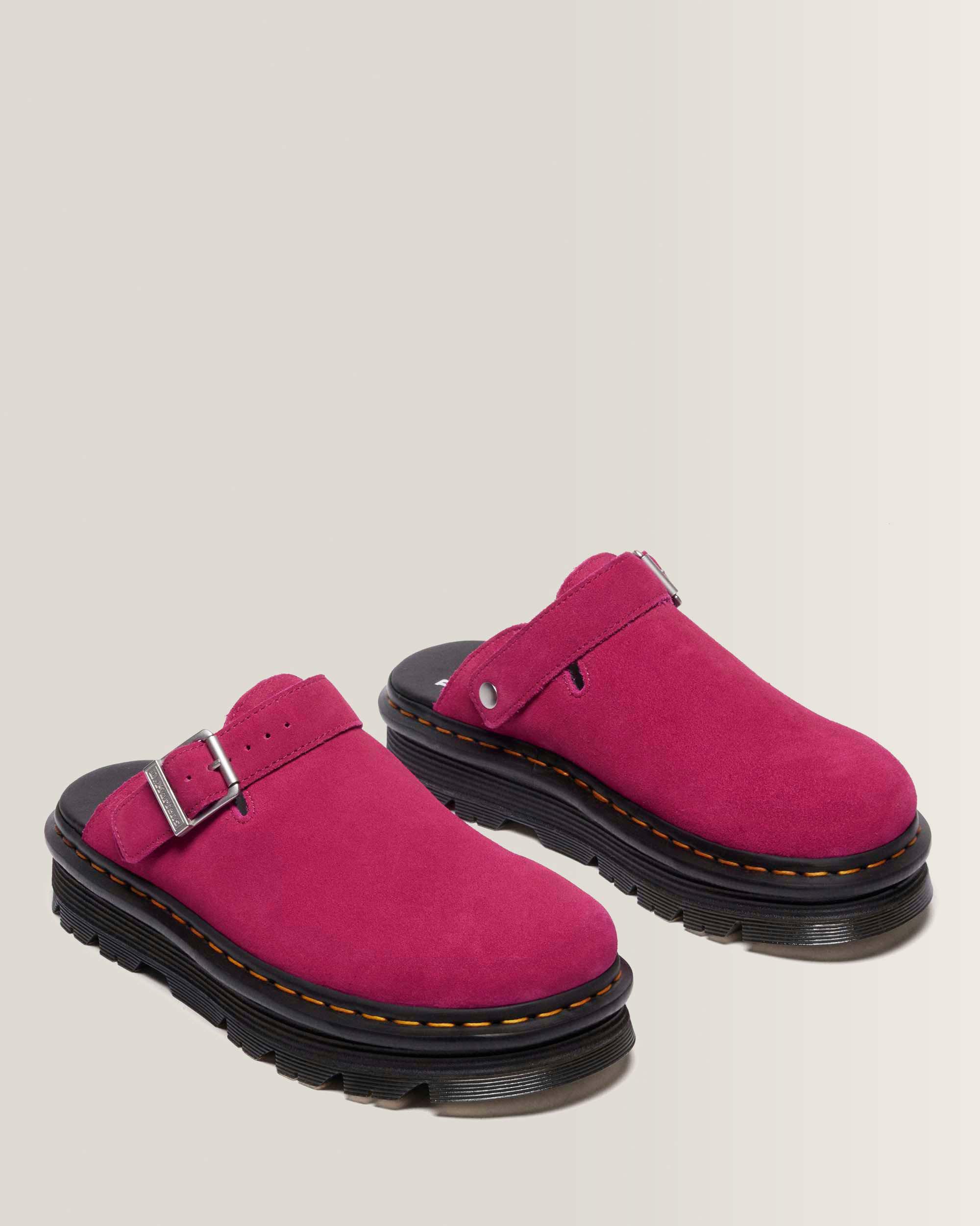 Zebzag Suede Casual Slingback Platform Mules