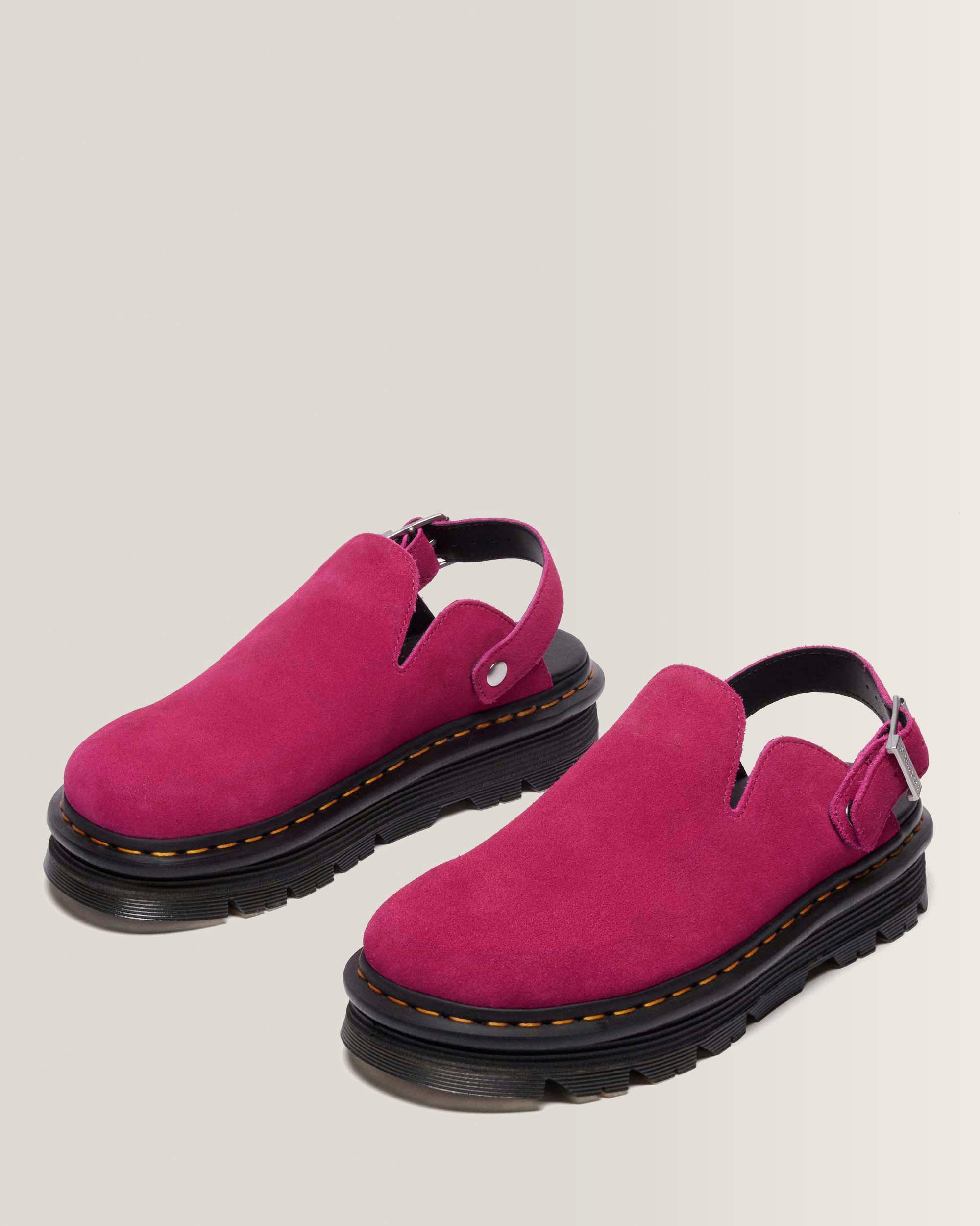 Zebzag Suede Casual Slingback Platform Mules