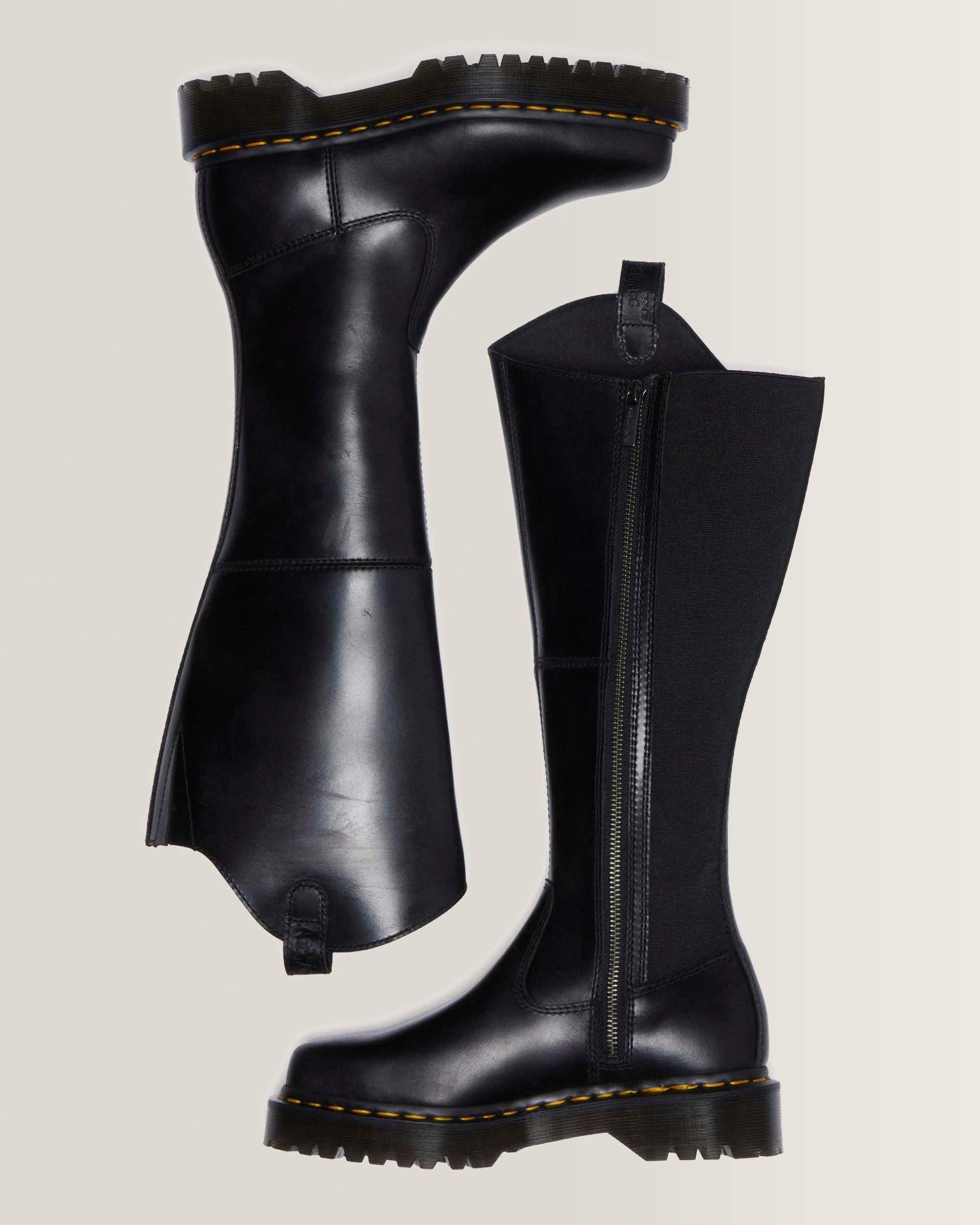 Amaayah Knee High Leather Riding Boots