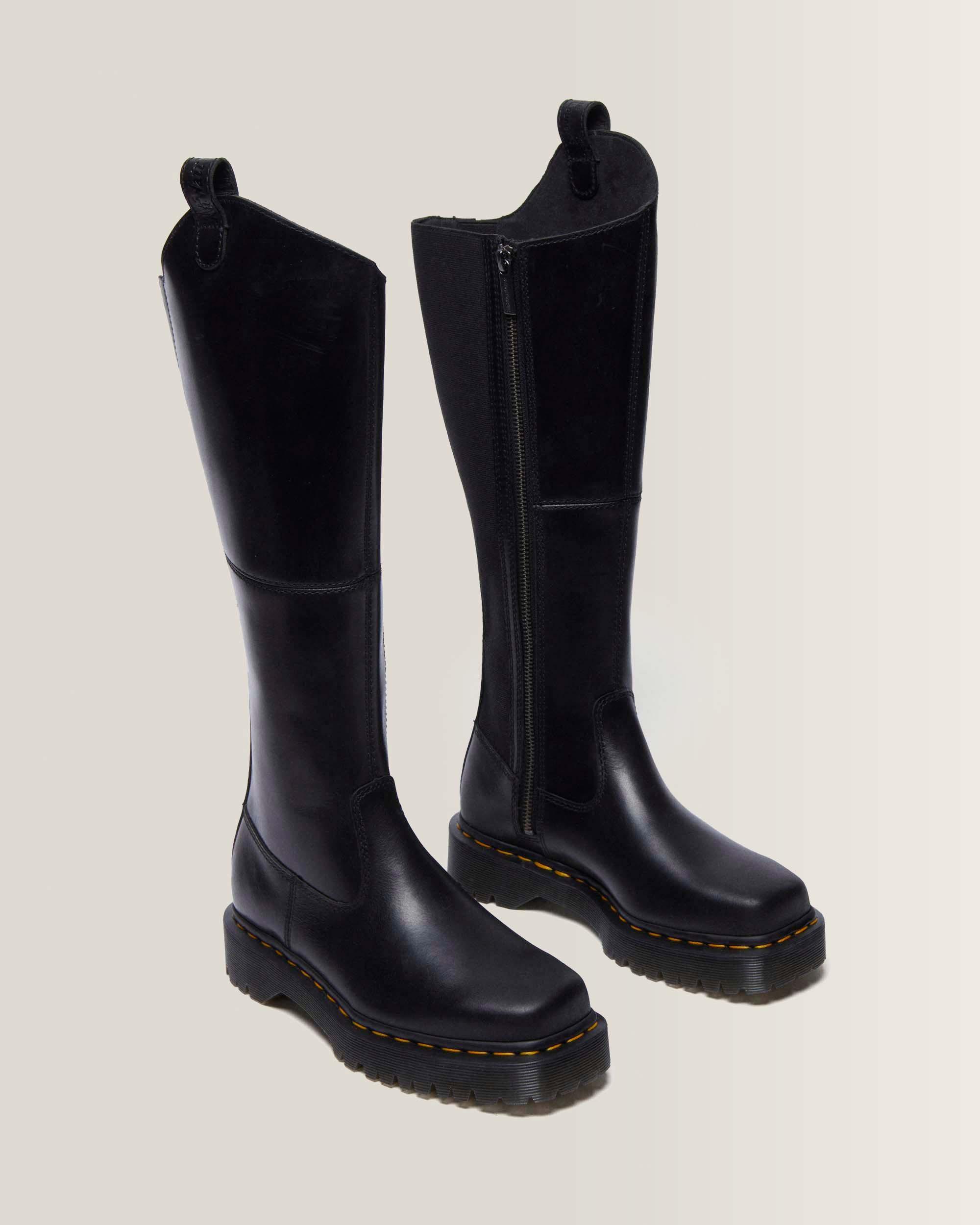 Amaayah Knee High Leather Riding Boots