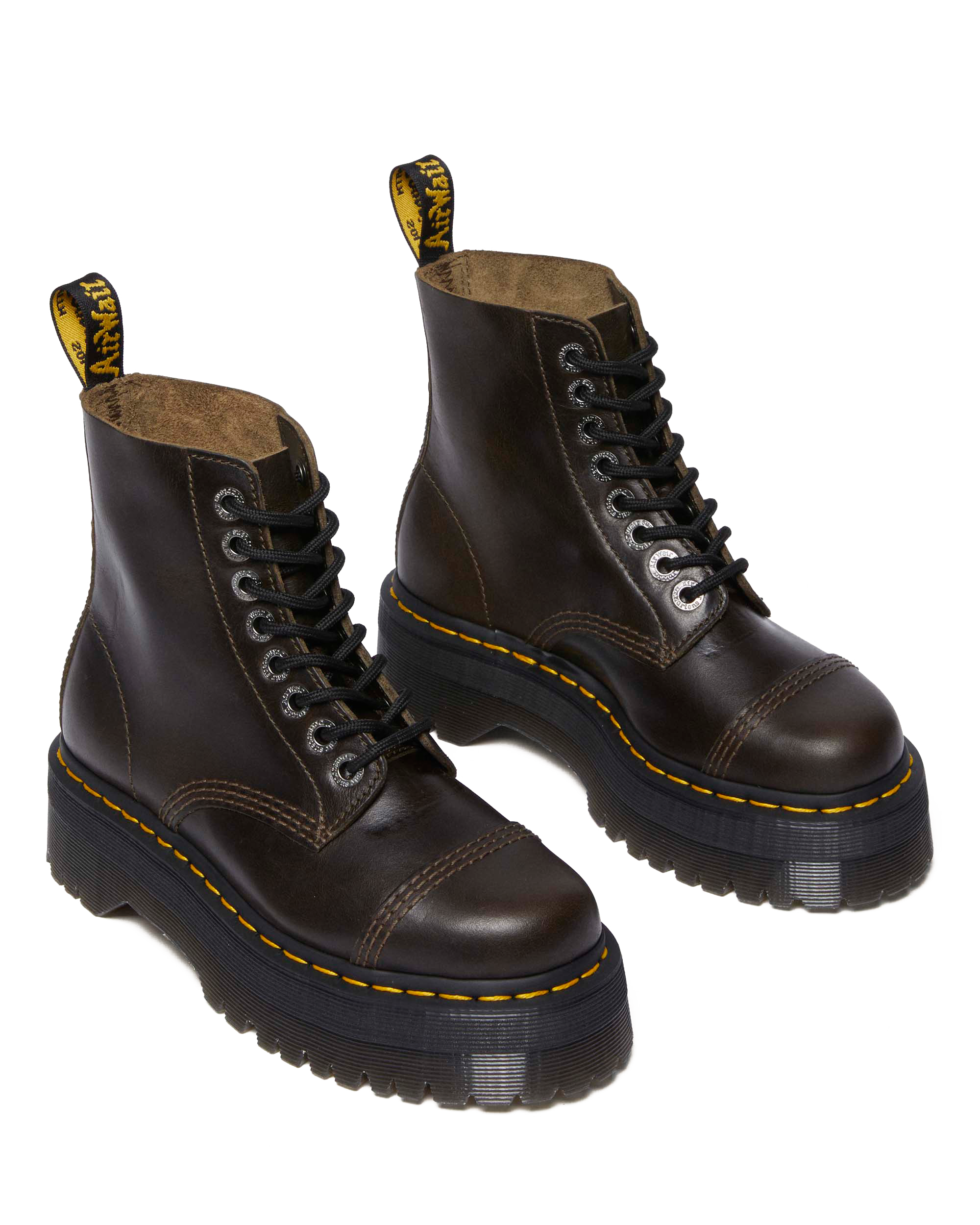 Sinclair Orleans Leather Platform Boots | Dr. Martens™