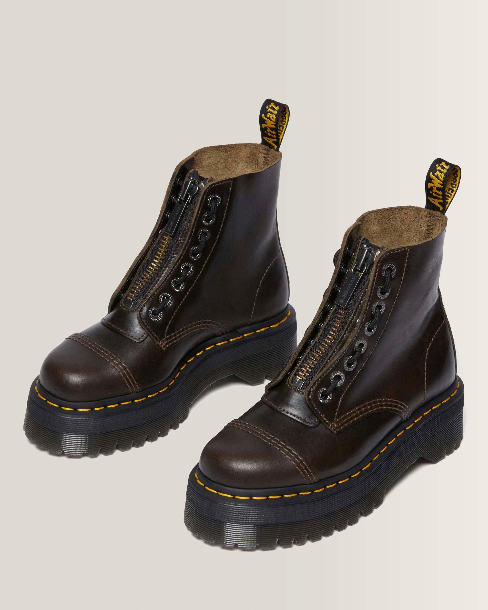 Sinclair Orleans Leren Platform Laarzen
