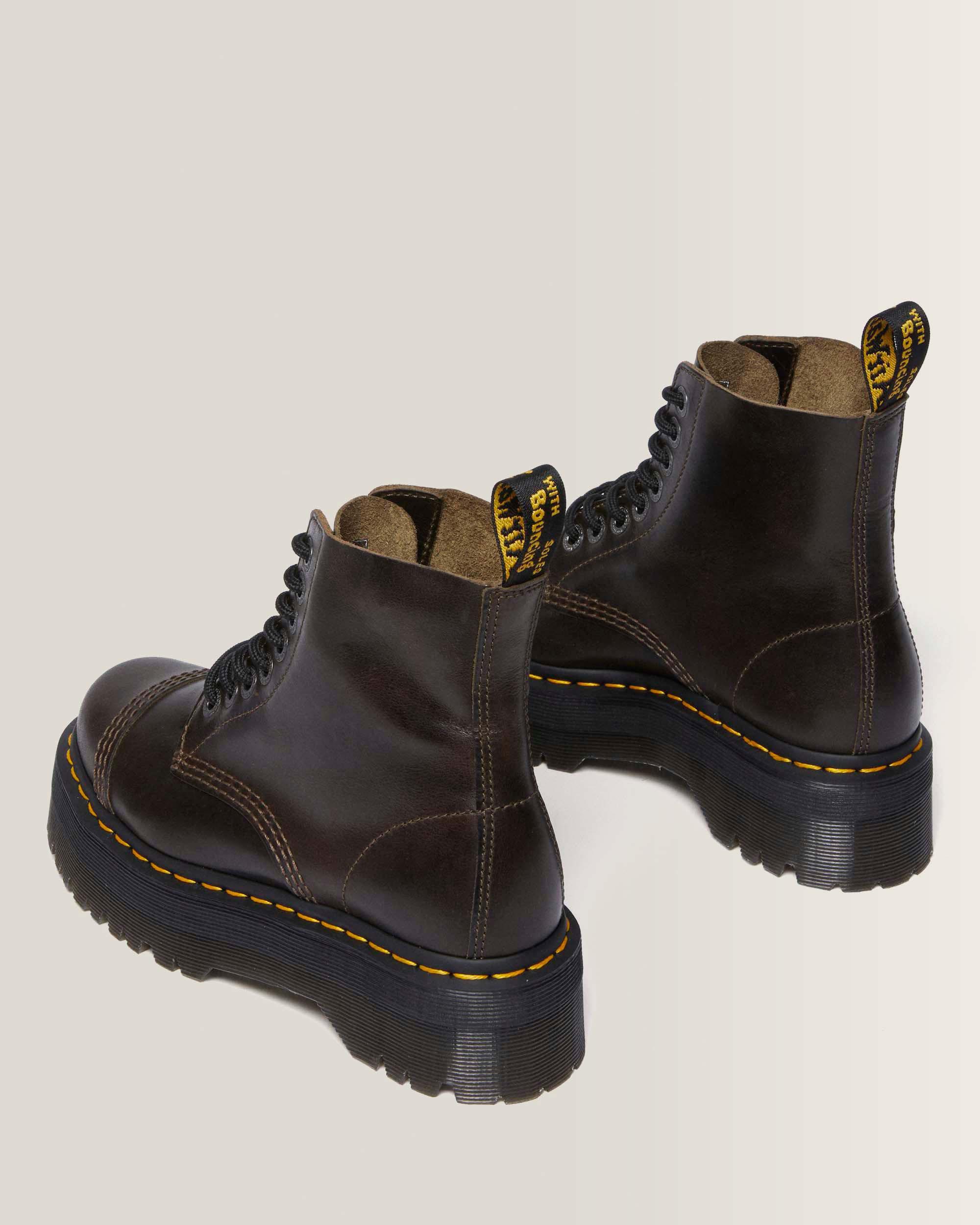 Sinclair Orleans Leren Platform Laarzen