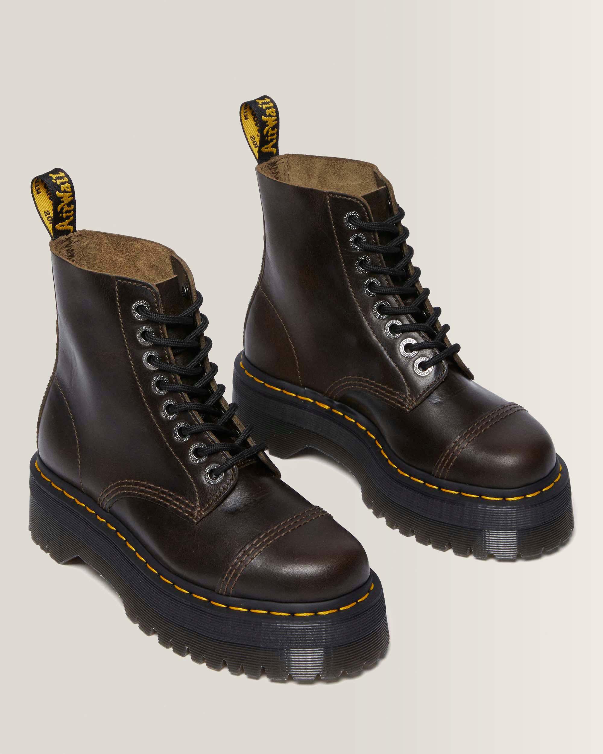 Sinclair Orleans Leren Platform Laarzen