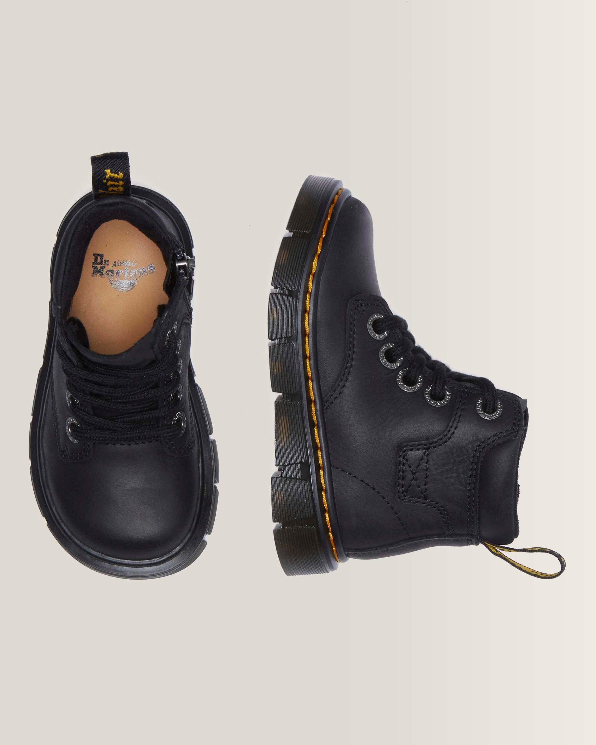 Botines Raffe de piel con tira para niños