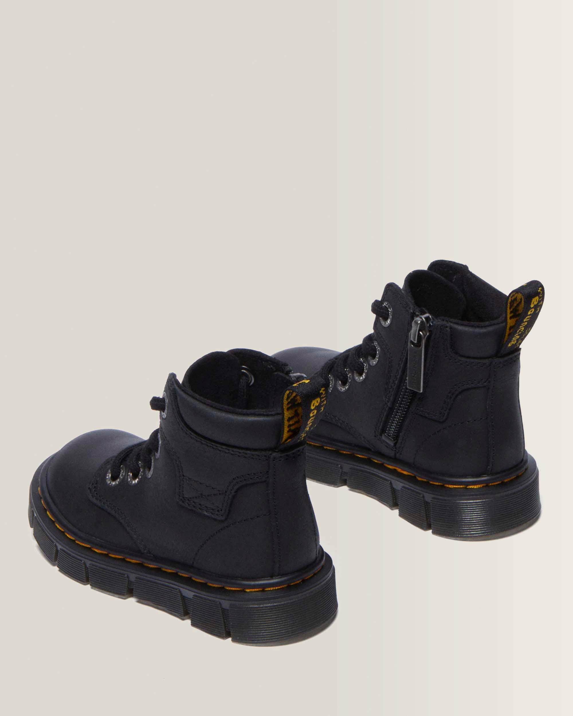Botines Raffe de piel con tira para niños