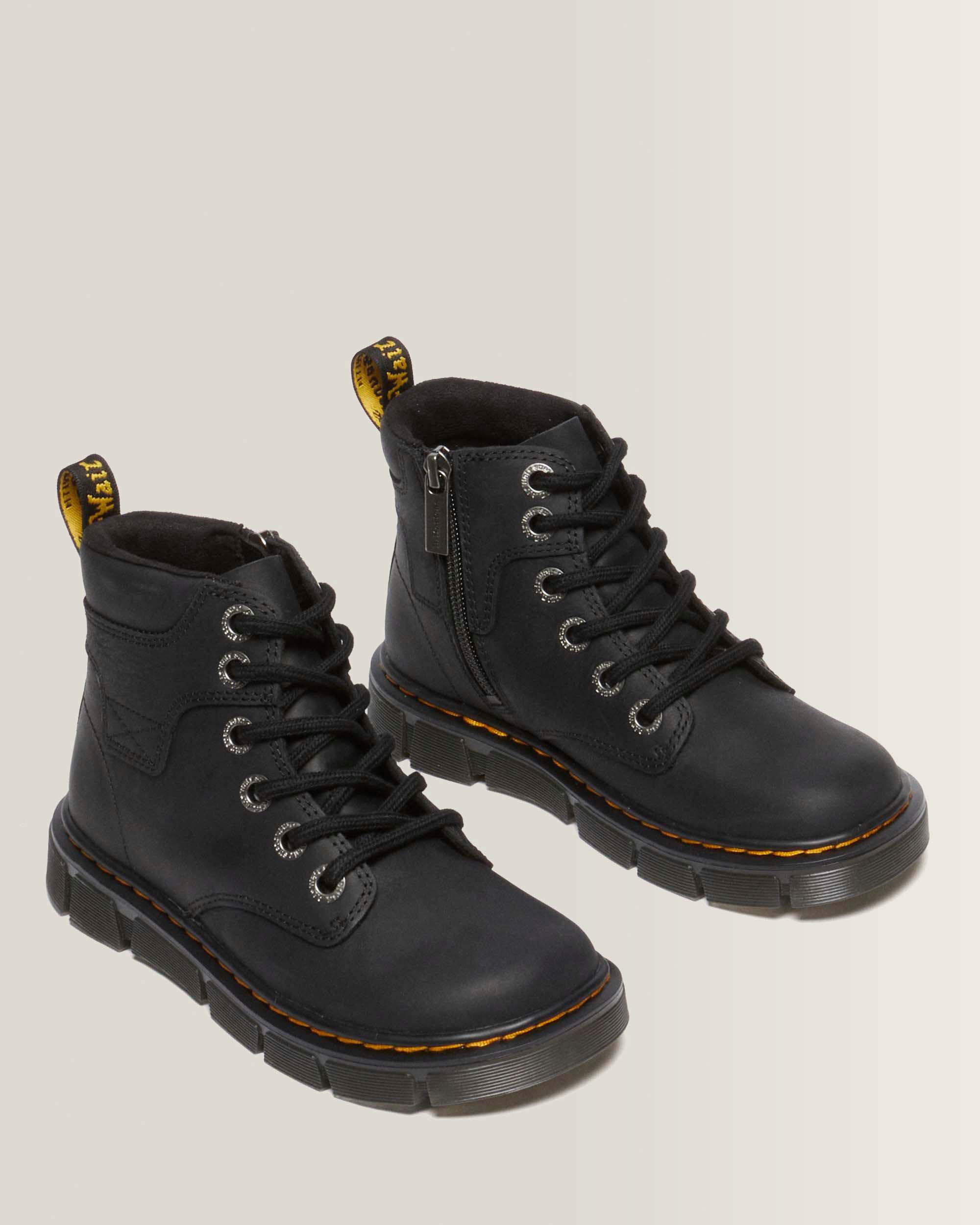 Junior Raffe Leather Ankle Boots