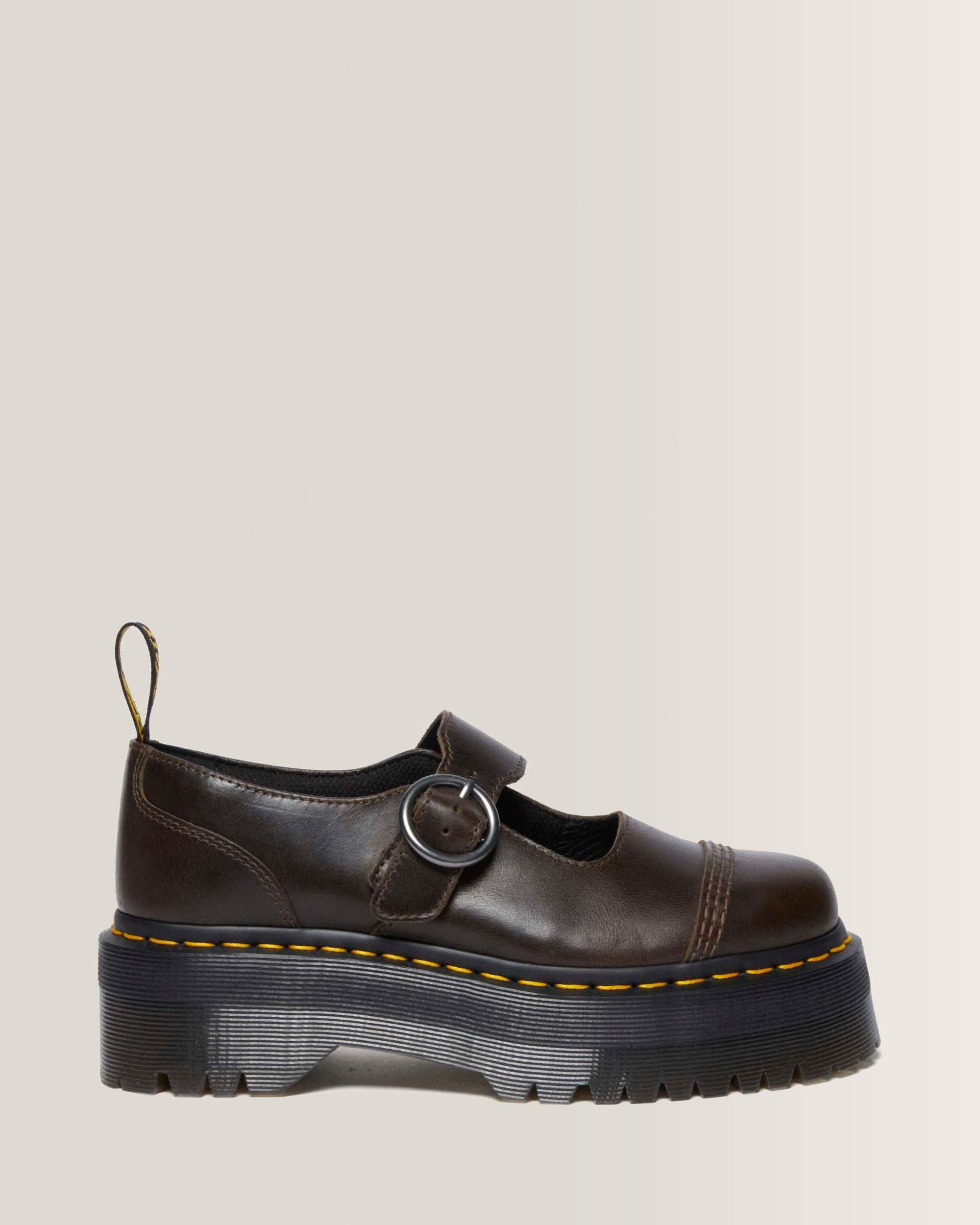 Addina Orleans Leren Platform Schoenen