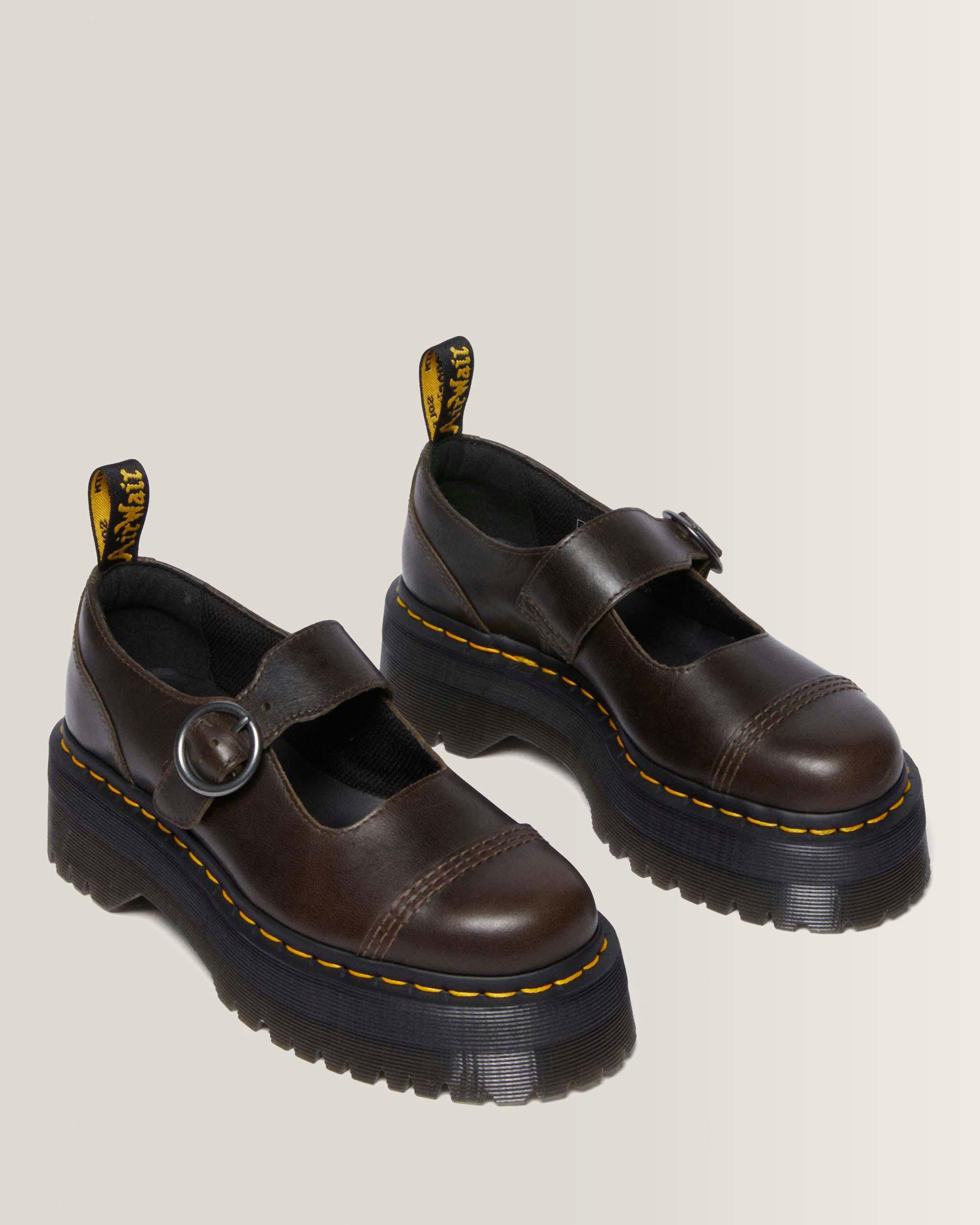 Addina Orleans Leren Platform Schoenen