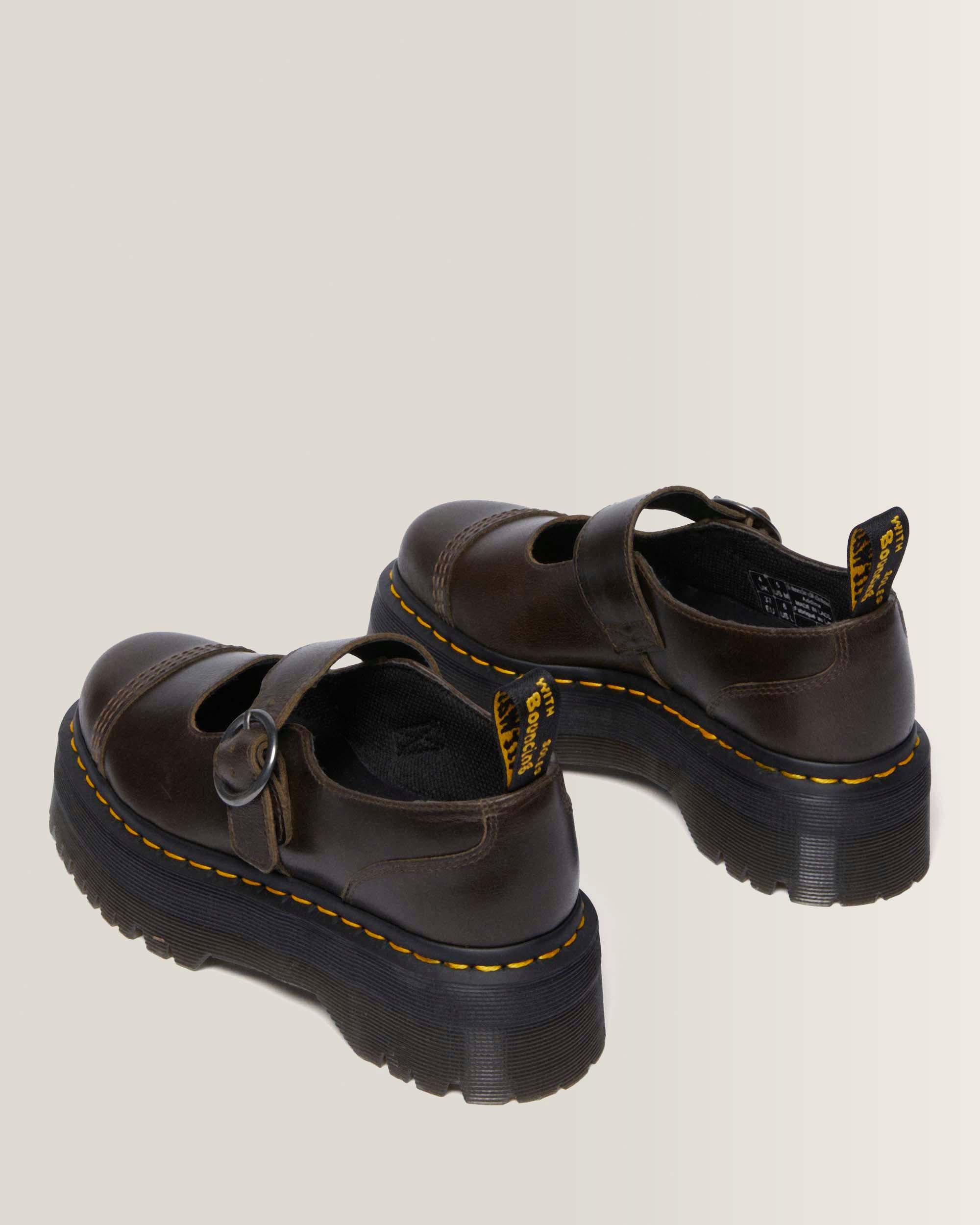Addina Orleans Leren Platform Schoenen