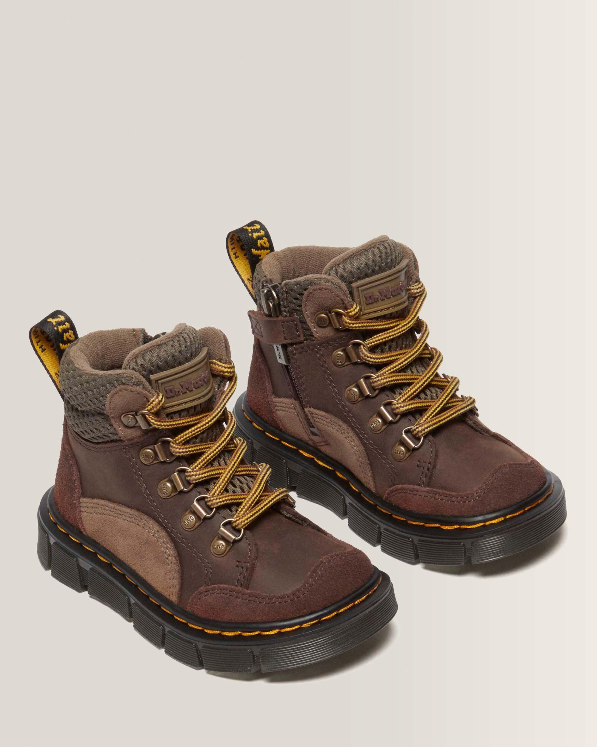 Toddler Raffe Leather & Suede Boots