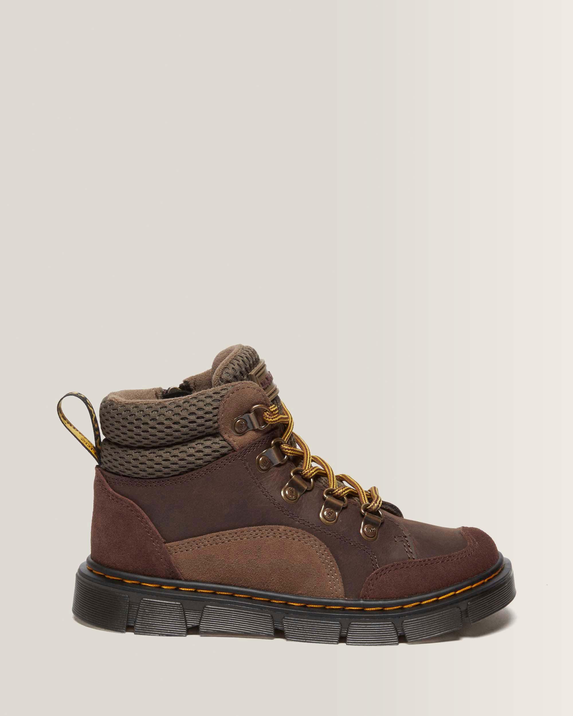 Stivali Raffe in pelle & camoscio per bambini